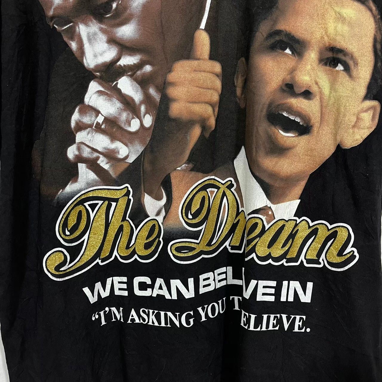 Vintage Martin Luther King Obama shirt The Dream