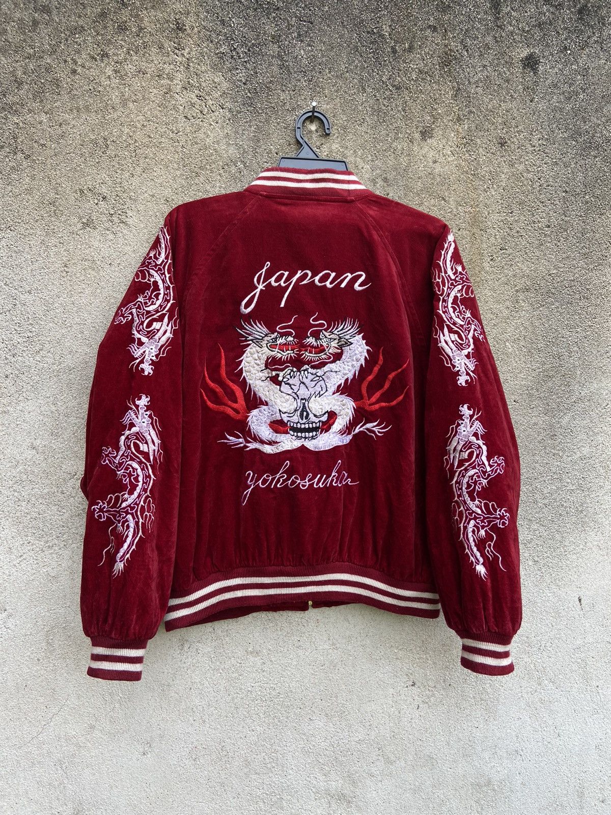 Japanese Brand × Vintage Vintage Jungle Storm Sukajan Dragon