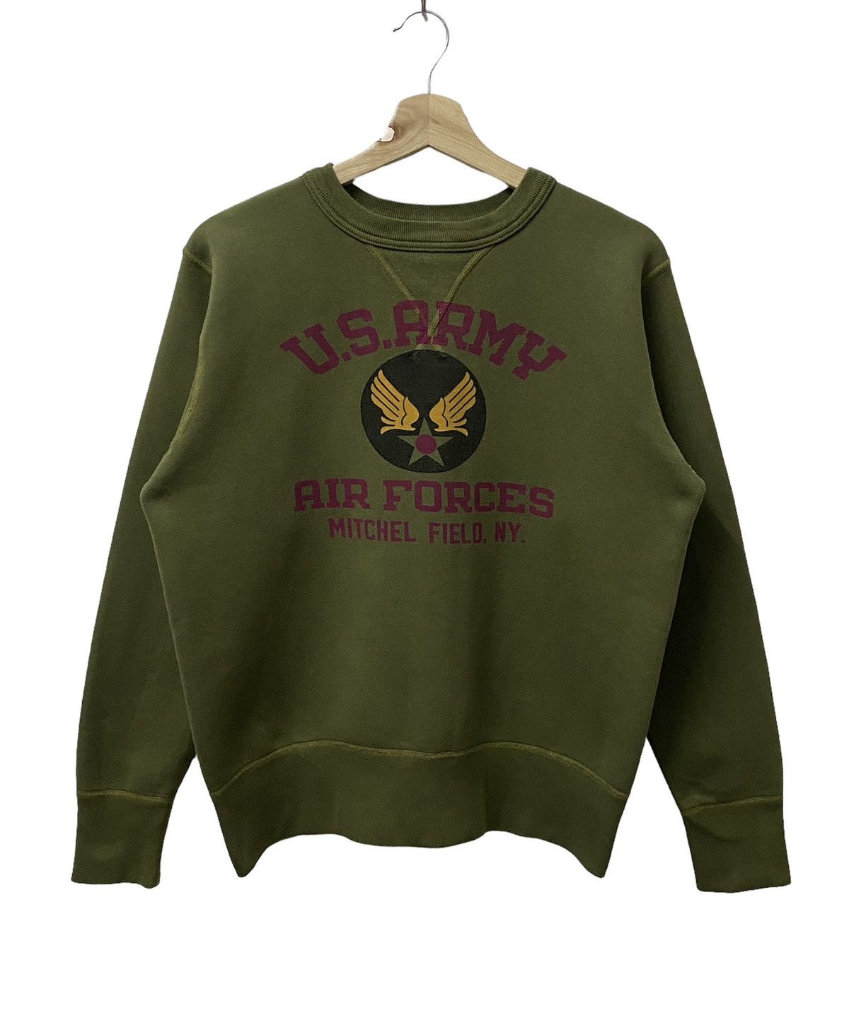 Buzz Rickson's × Toyo Enterprises × Vintage Vintage 90s Buzz Rickson’s U.S ARMY AIR FORCES Sweatshirt Size US M / EU 48-50 / 2 - 2 Thumbnail