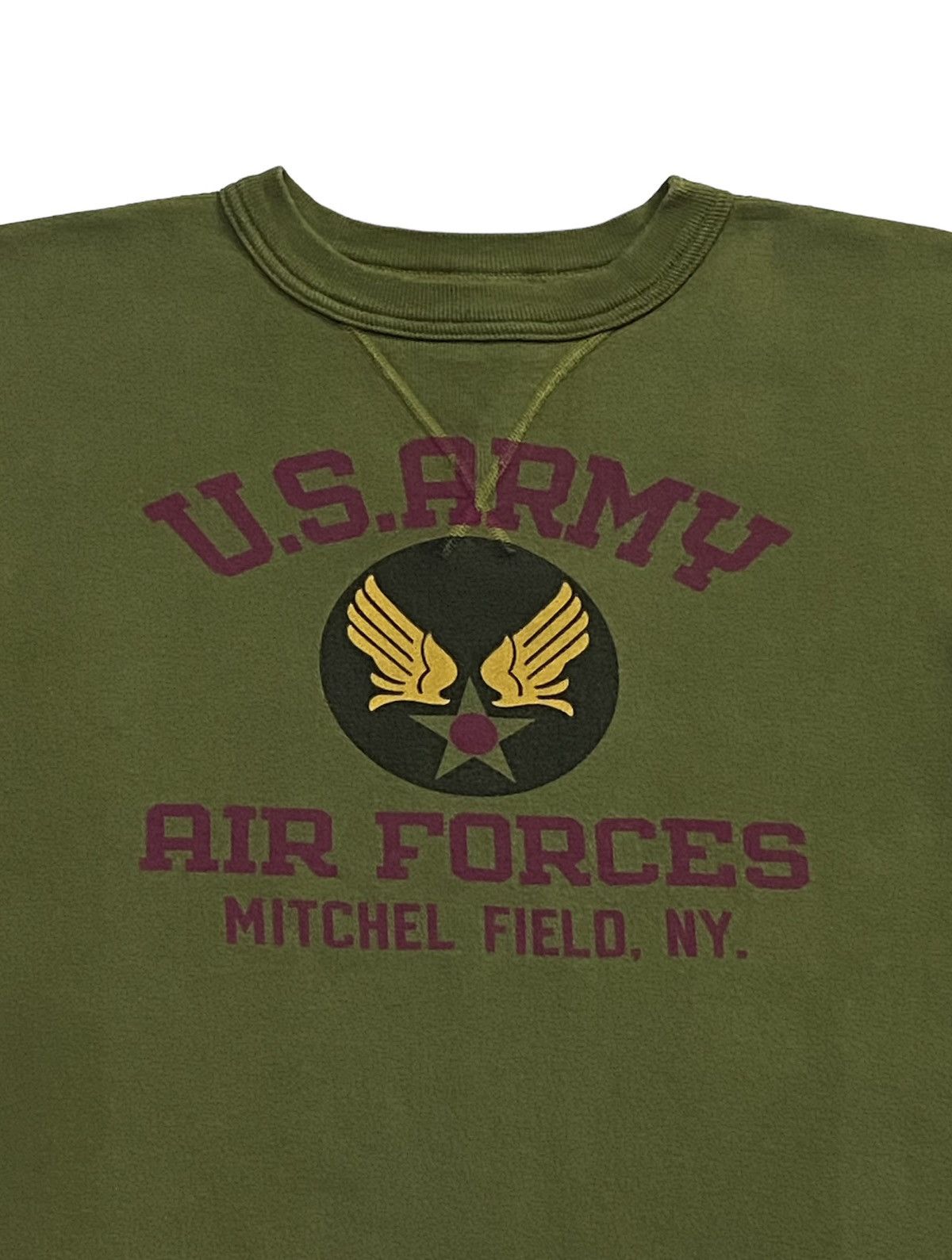 Buzz Rickson's × Toyo Enterprises × Vintage Vintage 90s Buzz Rickson’s U.S ARMY AIR FORCES Sweatshirt Size US M / EU 48-50 / 2 - 14 Thumbnail