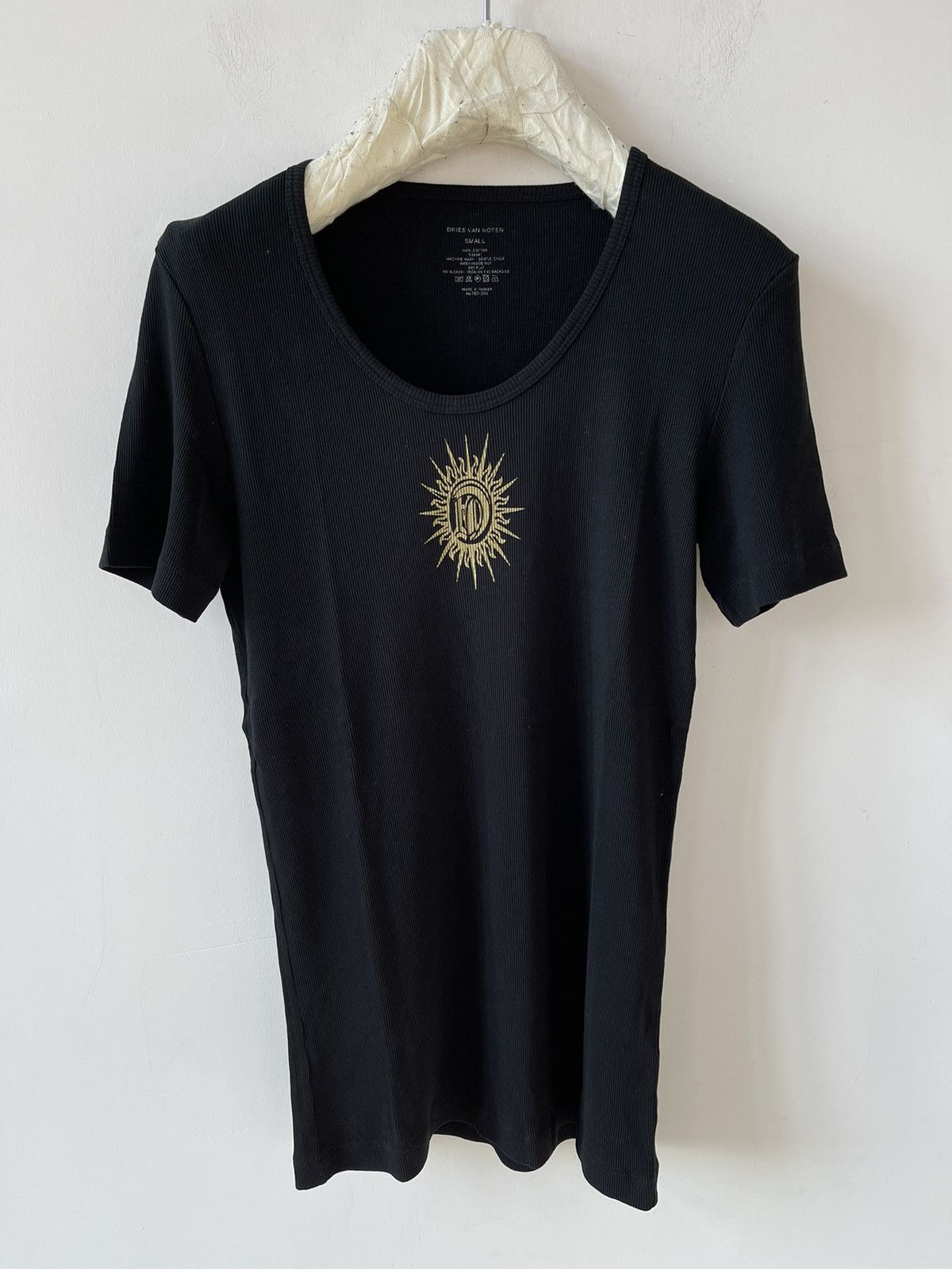 Dries Van Noten Dries Van Noten Archive Ribbed T-Shirt Size US S / EU 44-46 / 1 - 1 Thumbnail