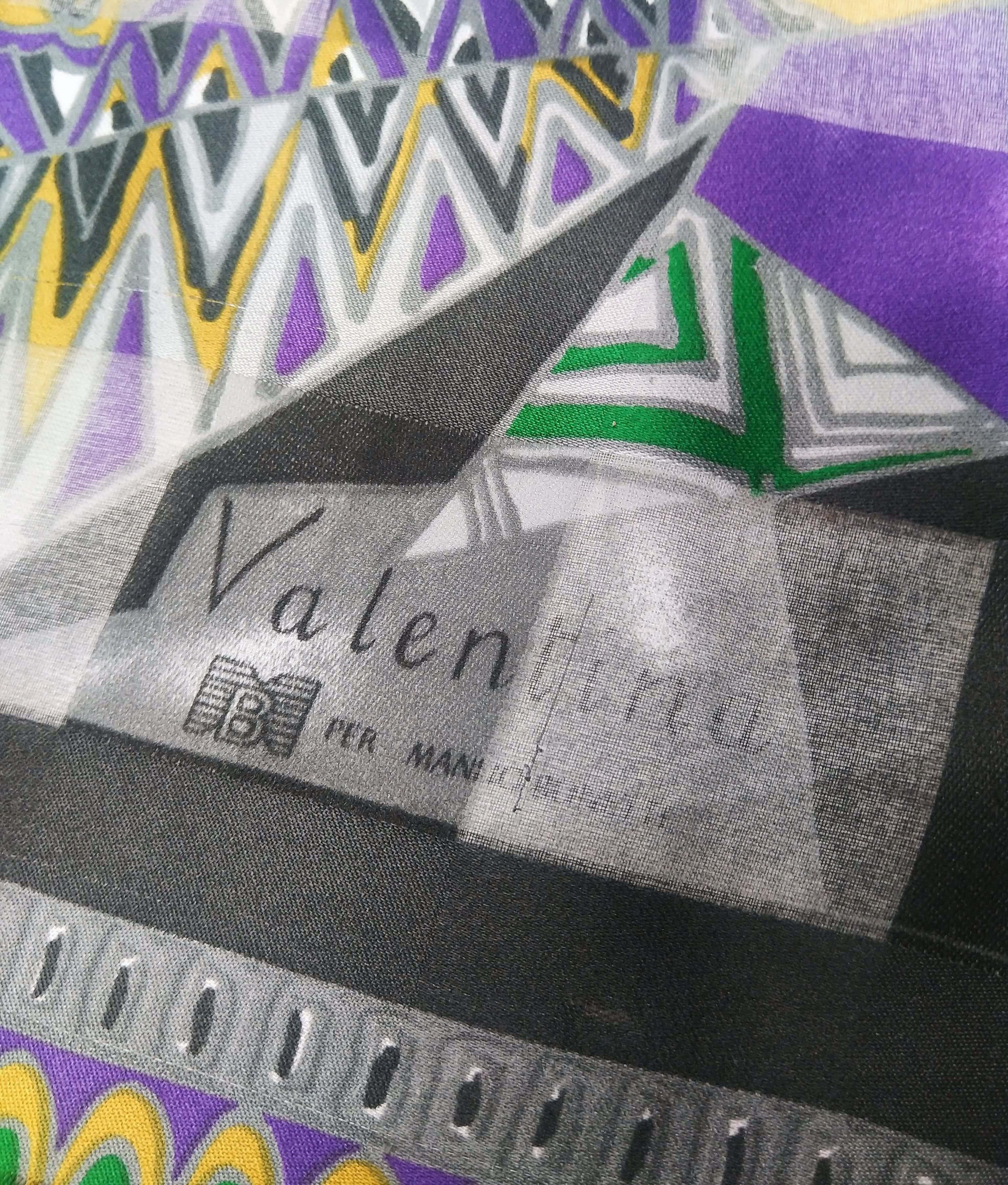 Vintage Manlio Bonetti Valentina Italian Vintage Silk Scarf Size ONE SIZE - 4 Thumbnail