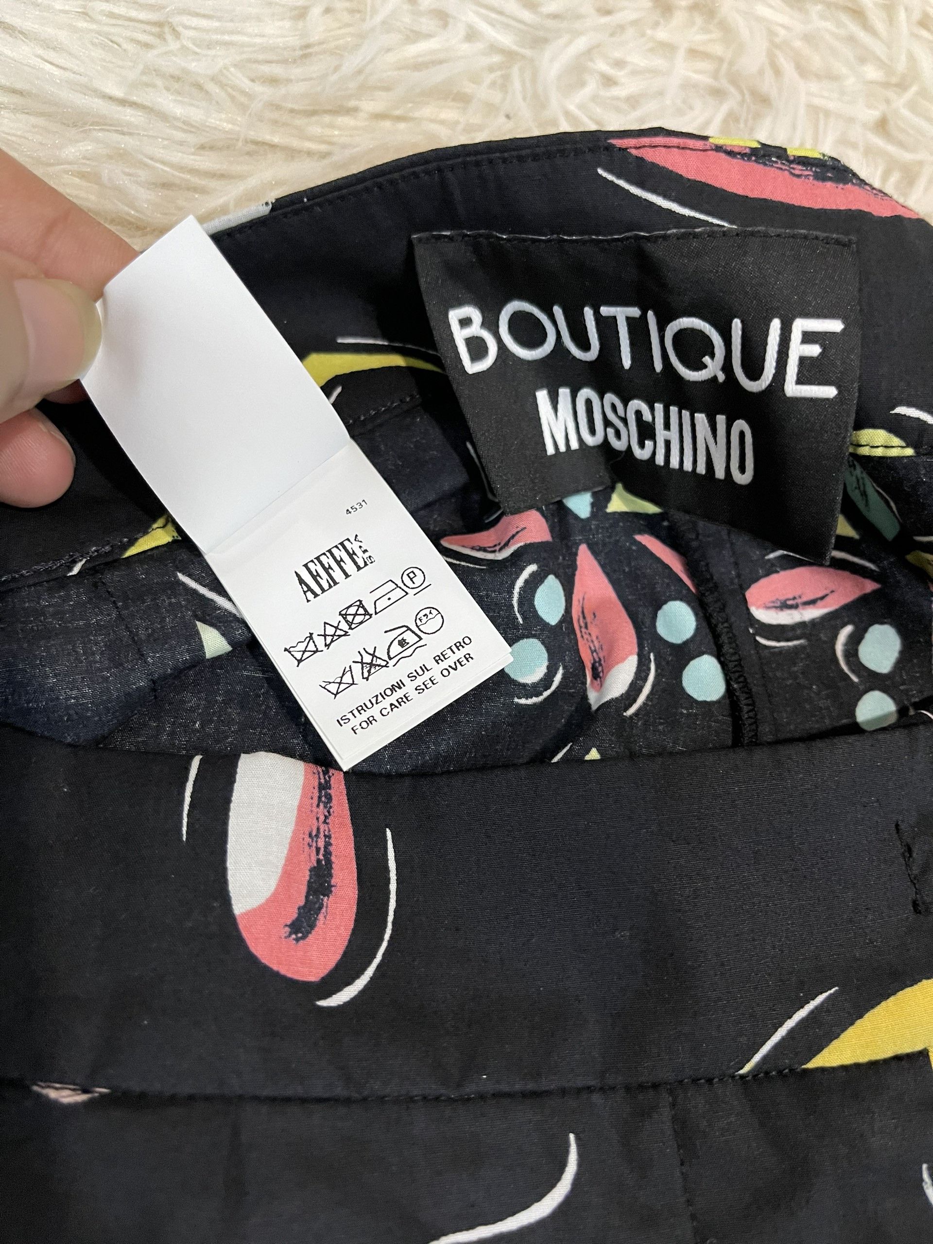 Moschino Moschino Couture 1990's Emoji Pants Size US 29 - 6 Thumbnail