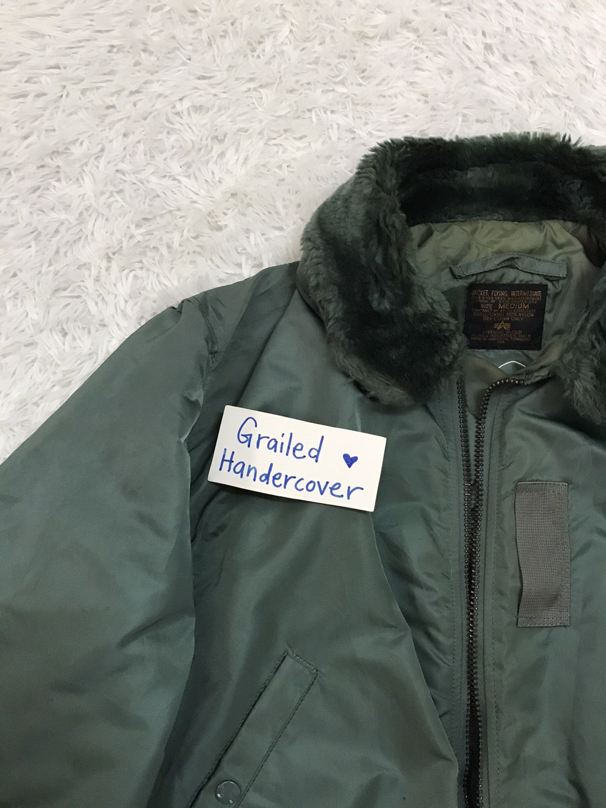 Alpha Industries Vtg B-15D Alpha Industries USAF Bomber Jacket Made in Usa Size US M / EU 48-50 / 2 - 3 Thumbnail