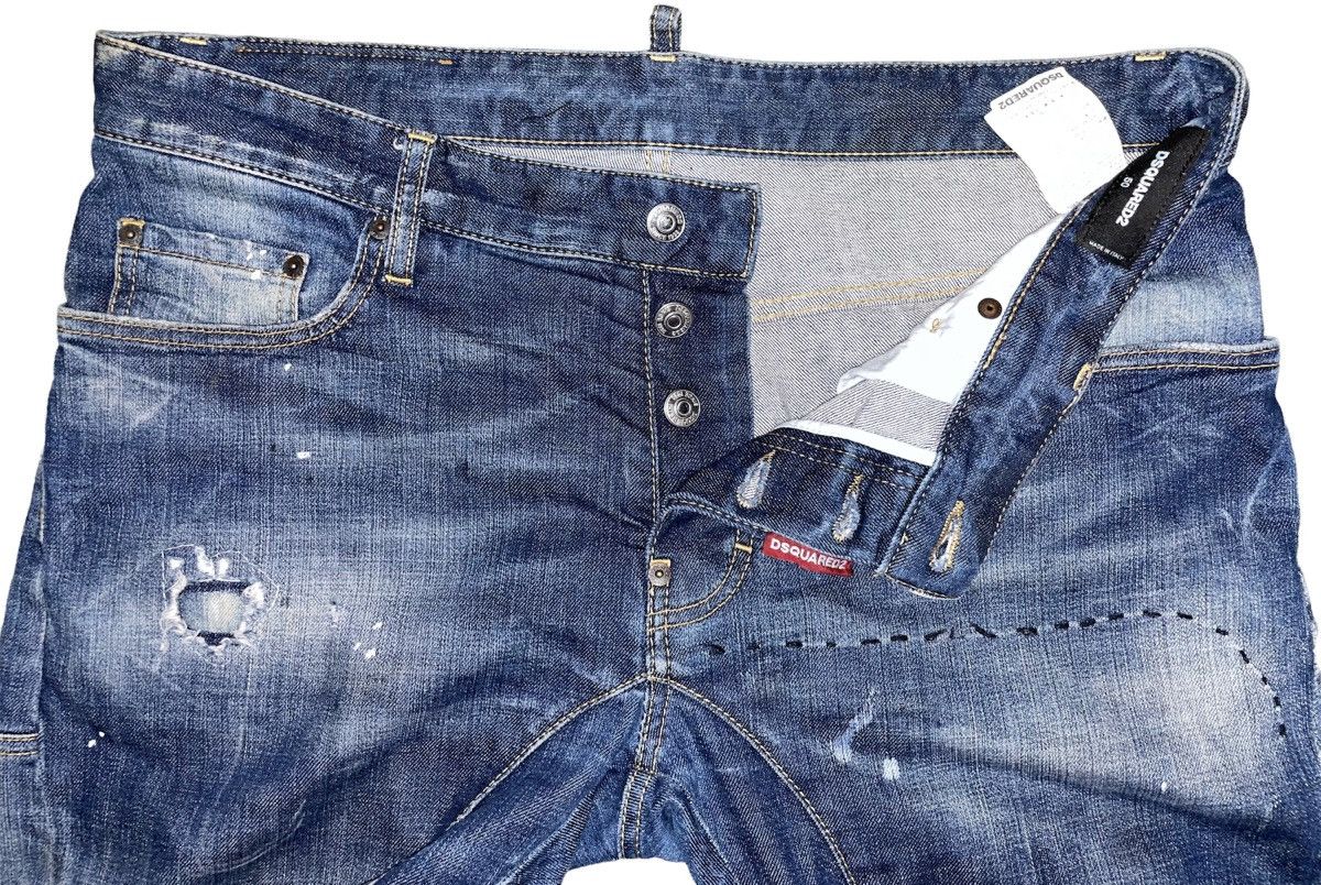 🔥🏍🔥Dsquared2 Tidy Biker Jeans Size 50 Made in 🇮🇹