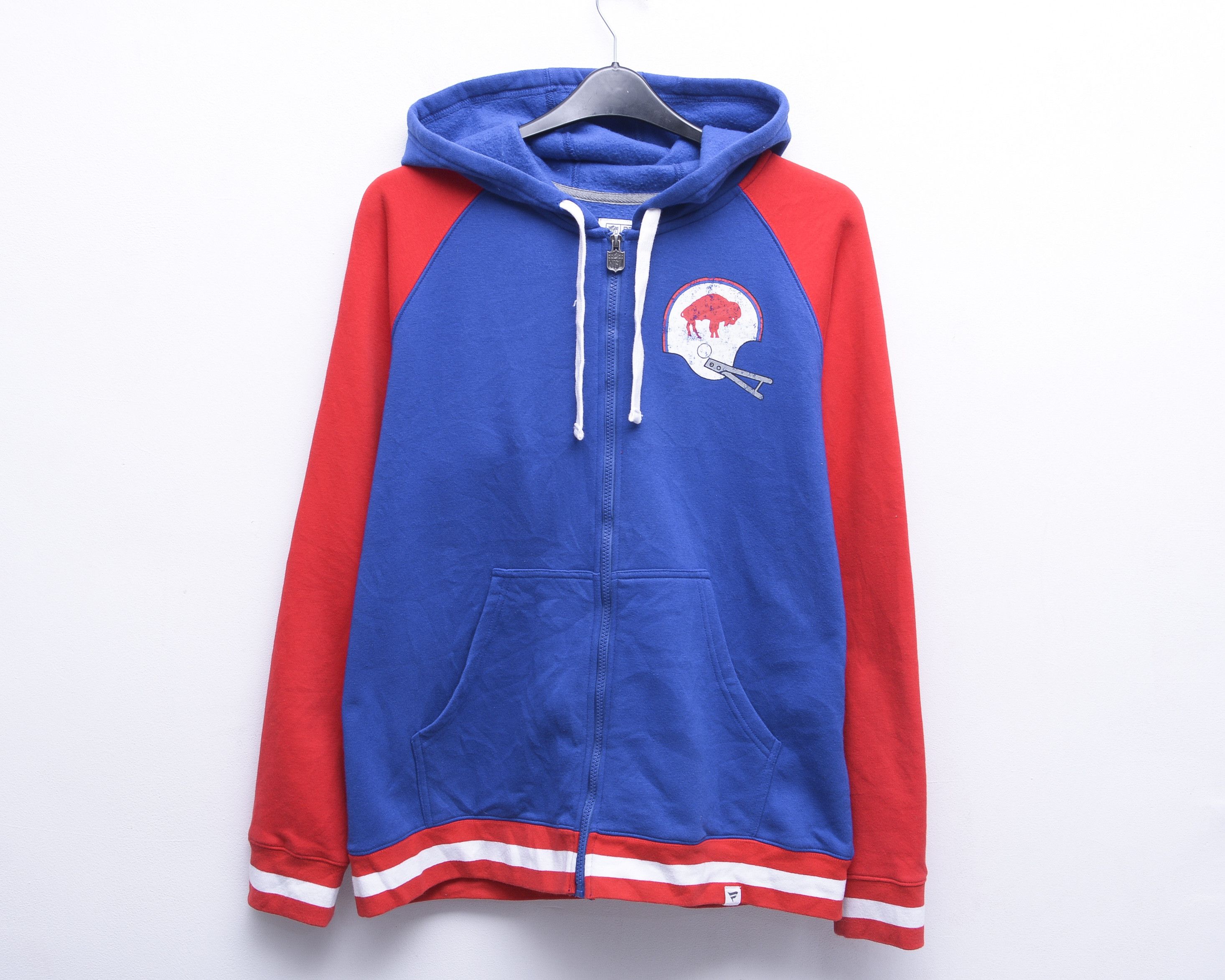 NFL × Vintage C24 Buffalo Bills Hoodie men L Sweater Jumper Fanatics zip Size US L / EU 52-54 / 3 - 1 Thumbnail