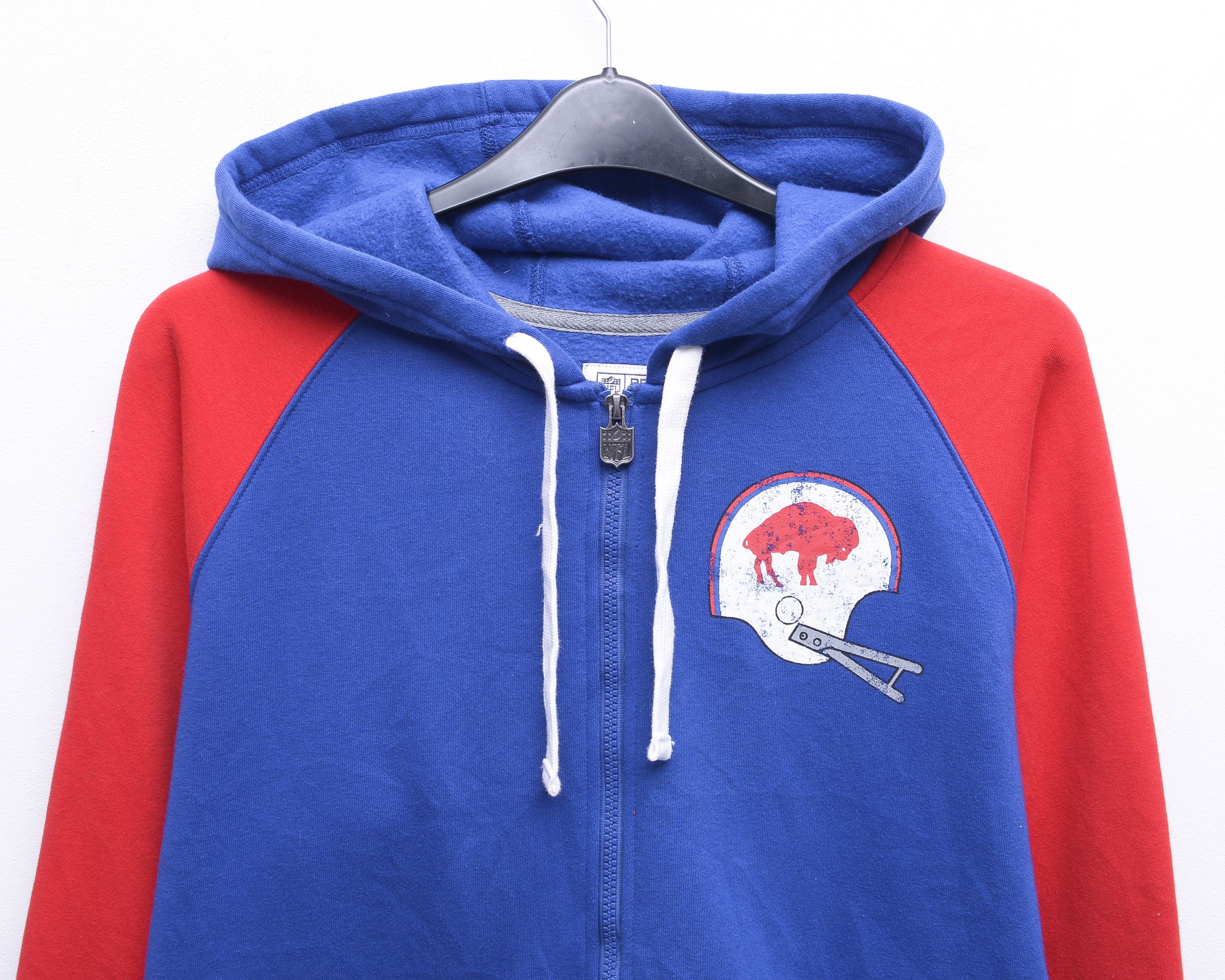 NFL × Vintage C24 Buffalo Bills Hoodie men L Sweater Jumper Fanatics zip Size US L / EU 52-54 / 3 - 2 Thumbnail