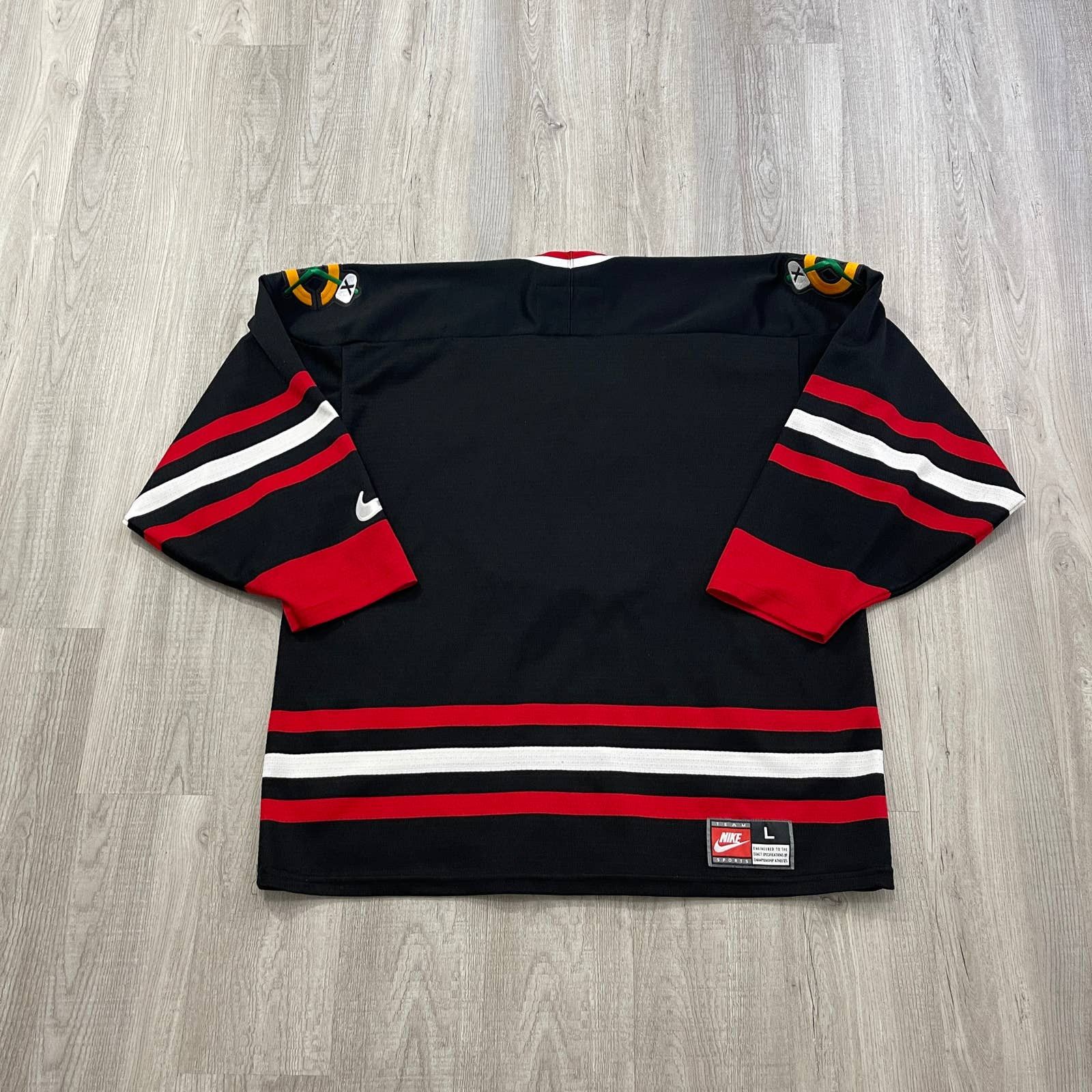 Nike VINTAGE 90s Nike Chicago Blackhawks Hockey Jersey Size US L / EU 52-54 / 3 - 5 Thumbnail
