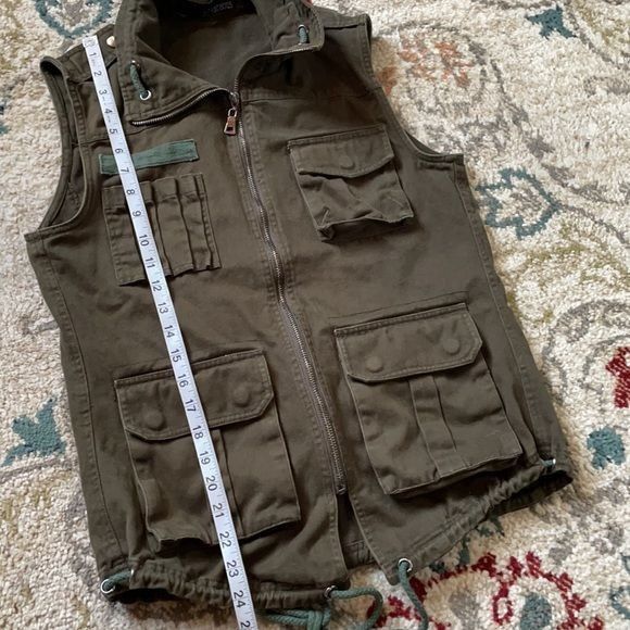 Other Olivaceous full zip Utility Vest | Grailed