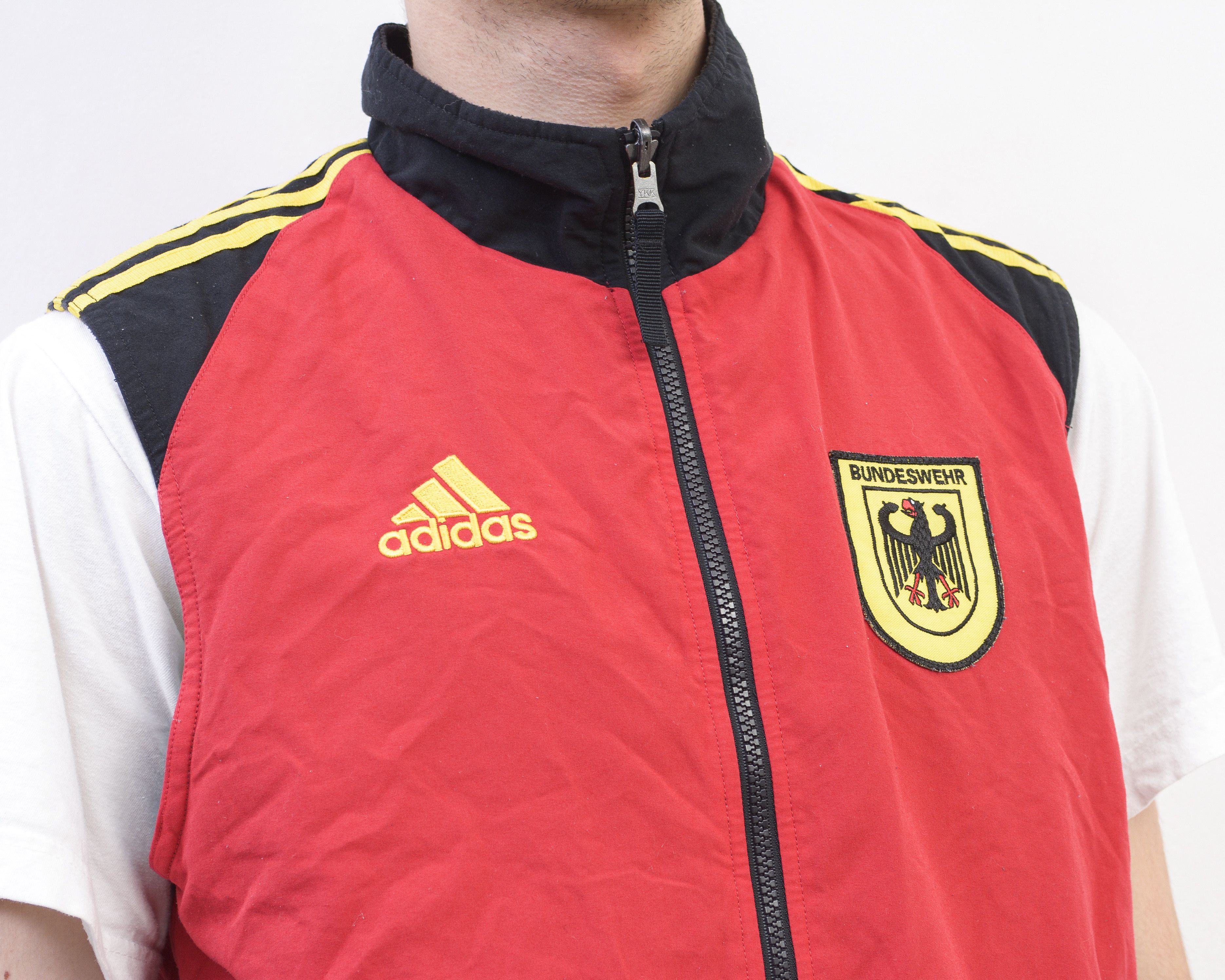 Adidas Germany Soccer Reversible XS Men Vest Gilet Waistcoat VTG Size US XS / EU 42 / 0 - 7 Thumbnail