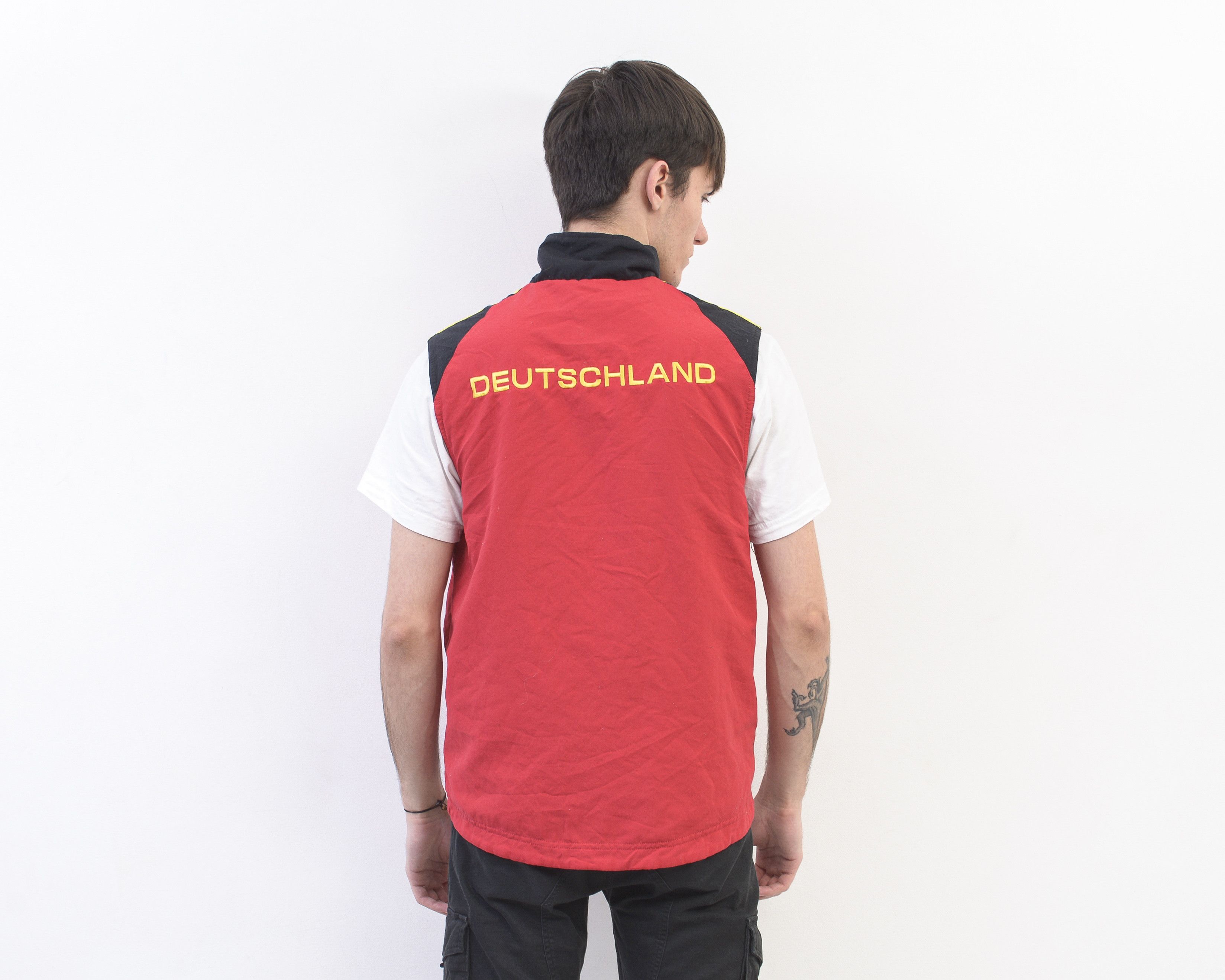 Adidas Germany Soccer Reversible XS Men Vest Gilet Waistcoat VTG Size US XS / EU 42 / 0 - 8 Thumbnail