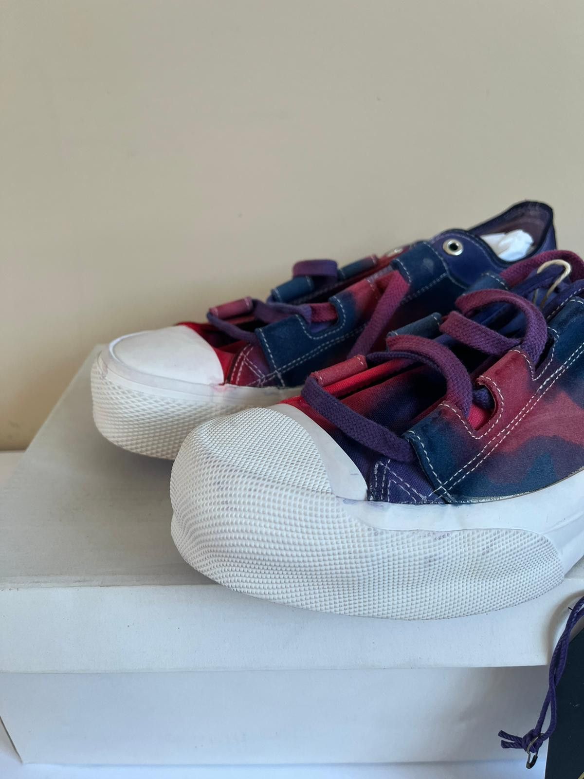 Needles Asymmetric Ghillie Sneaker in Uneven Dye / Multicolor Size US 10 / EU 43 - 3 Thumbnail