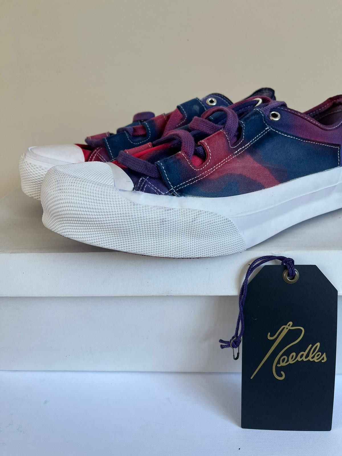 Needles Asymmetric Ghillie Sneaker in Uneven Dye / Multicolor Size US 10 / EU 43 - 2 Thumbnail