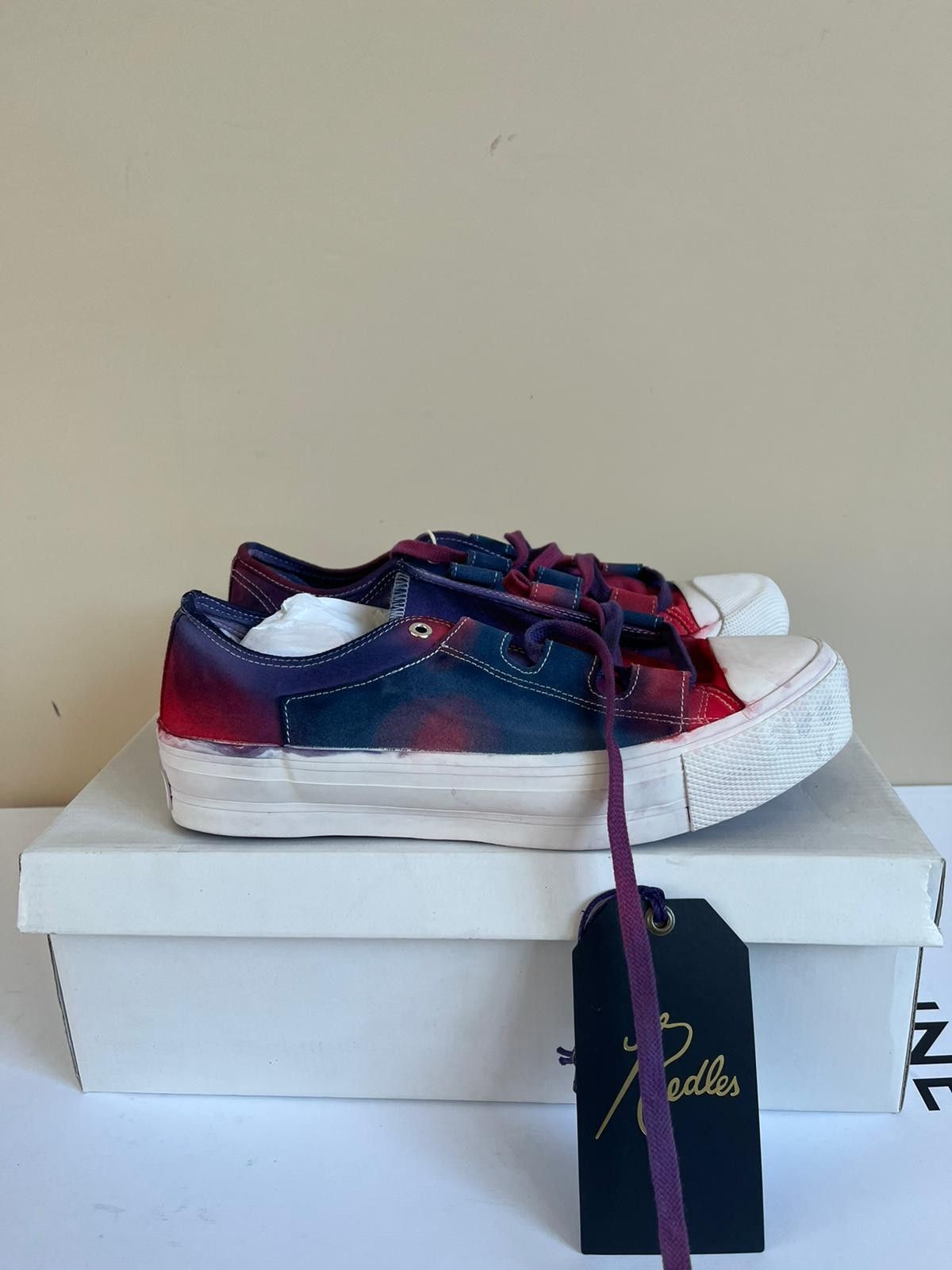 Needles Asymmetric Ghillie Sneaker in Uneven Dye / Multicolor Size US 10 / EU 43 - 15 Thumbnail