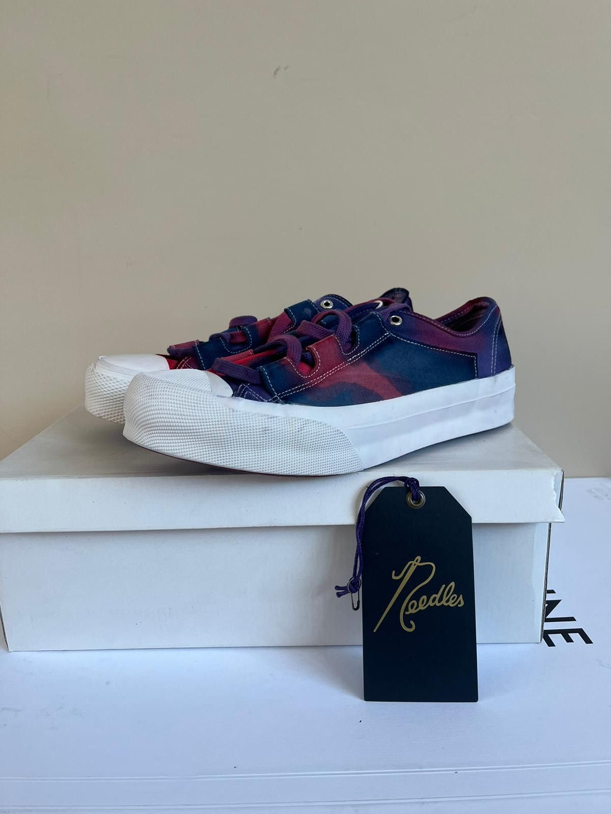 Needles Asymmetric Ghillie Sneaker in Uneven Dye / Multicolor Size US 10 / EU 43 - 1 Thumbnail
