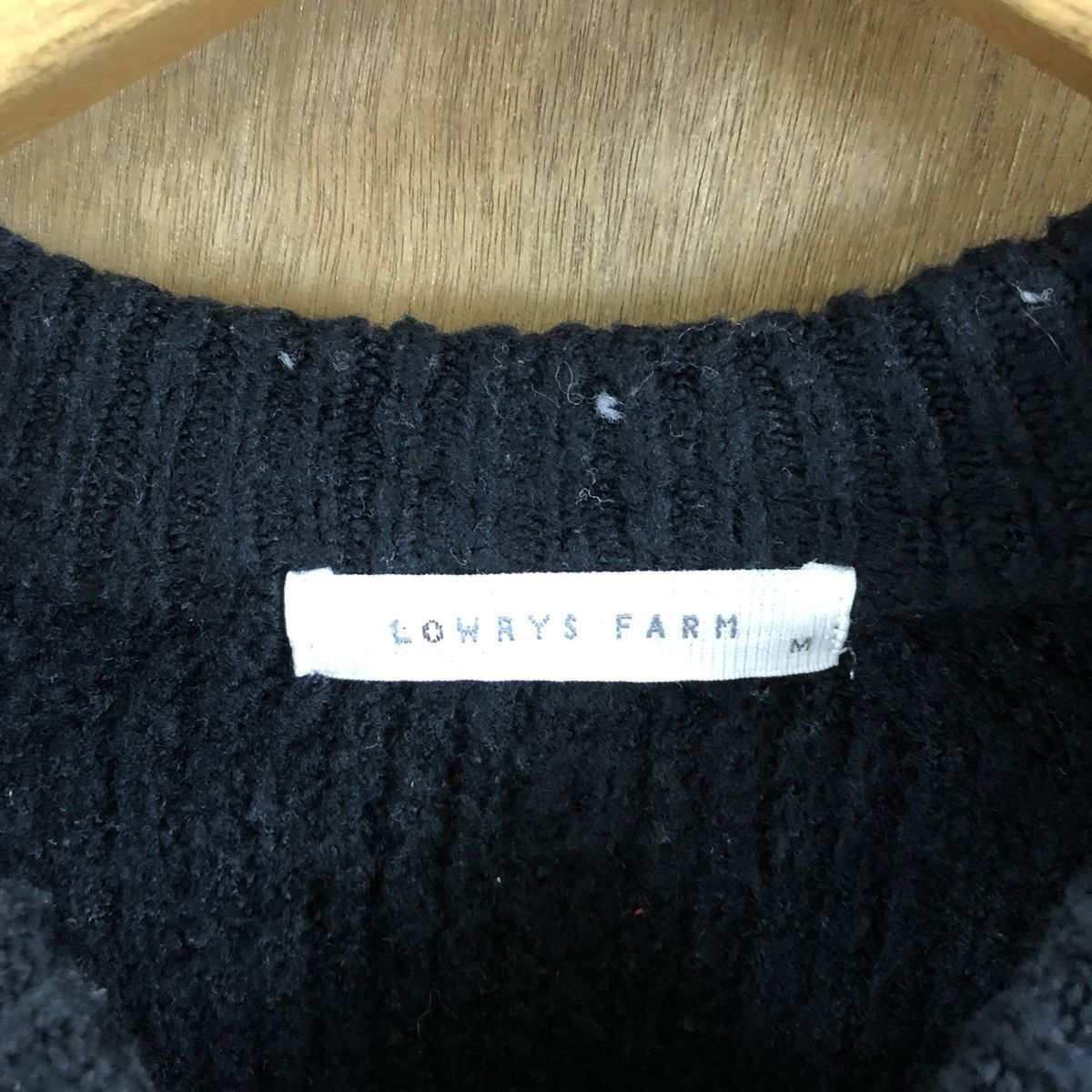 LOWRYS FARM Lowrsy Farm Black Knitwear #122 Size US M / EU 48-50 / 2 - 5 Thumbnail