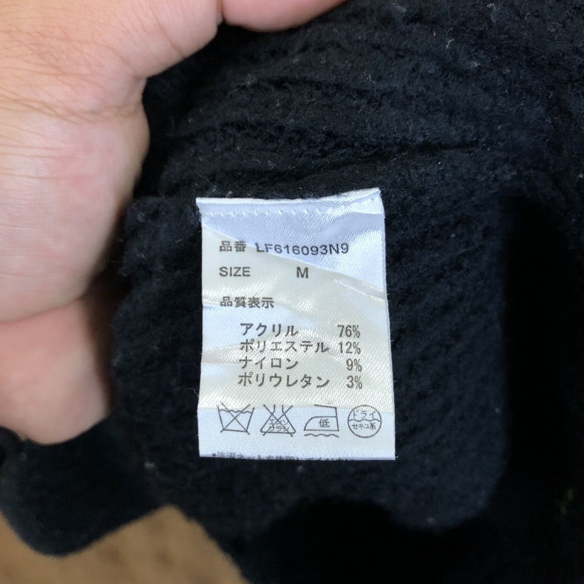 LOWRYS FARM Lowrsy Farm Black Knitwear #122 Size US M / EU 48-50 / 2 - 6 Thumbnail