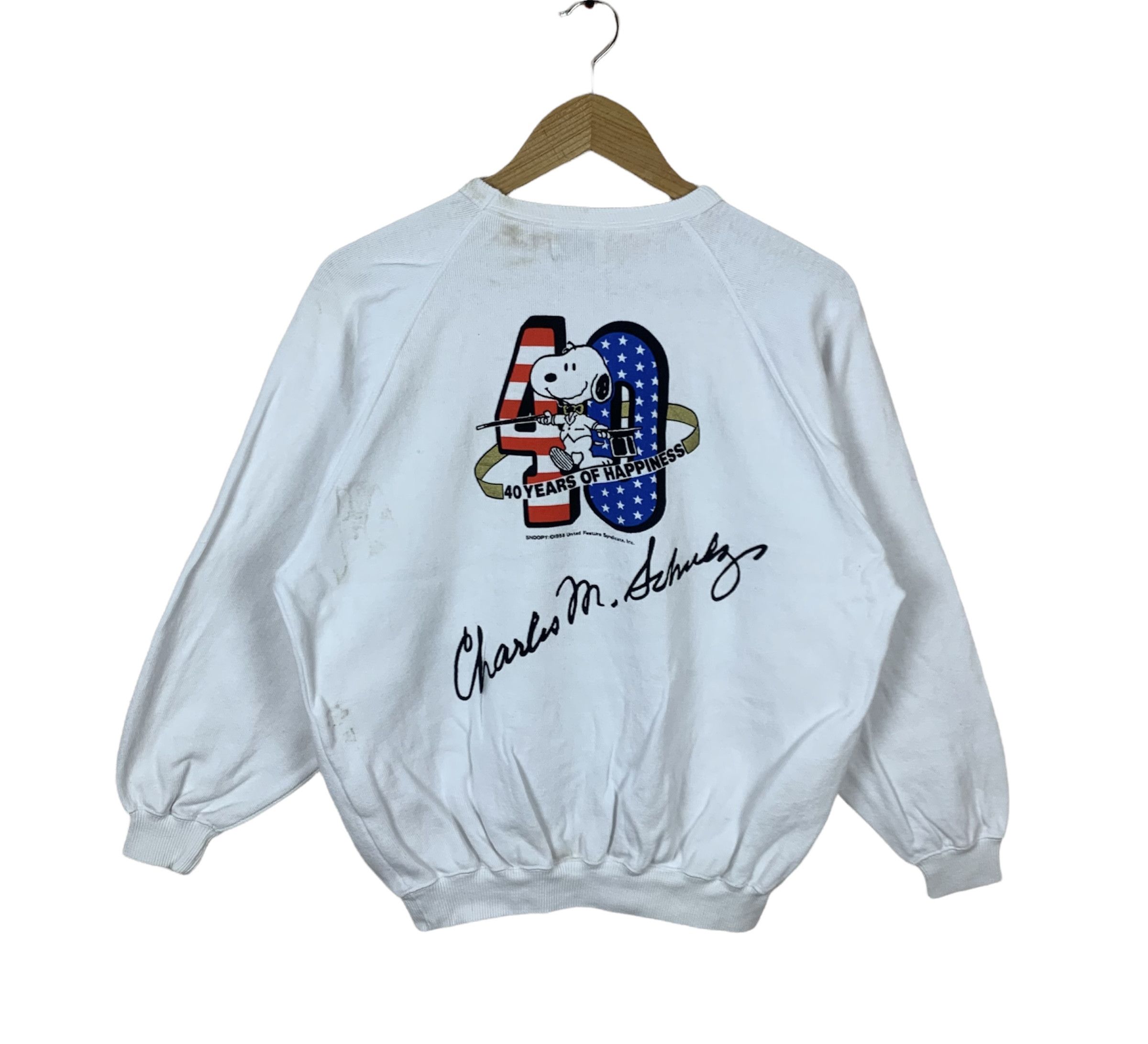 Cartoon Network Vintage 80s Peanuts Sweatshirt All Character Size US M / EU 48-50 / 2 - 2 Thumbnail