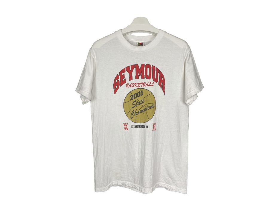 Vintage Vintage 2001 Basketball Seymour Thunder Hoops T-Shirt | Grailed