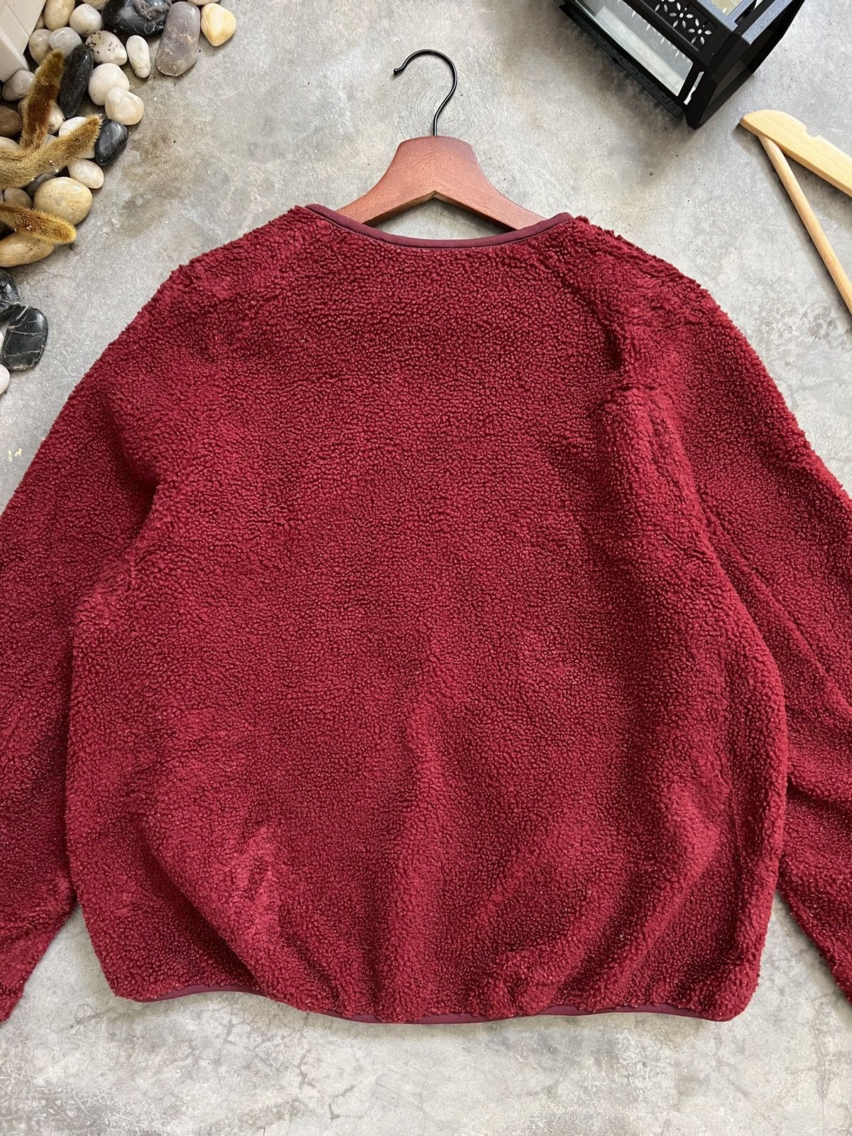 Uniqlo Vintage 🖤 Uniqlo Deep Pile Sherpa Zipper Up Cardigan Jacket Size US L / EU 52-54 / 3 - 6 Thumbnail