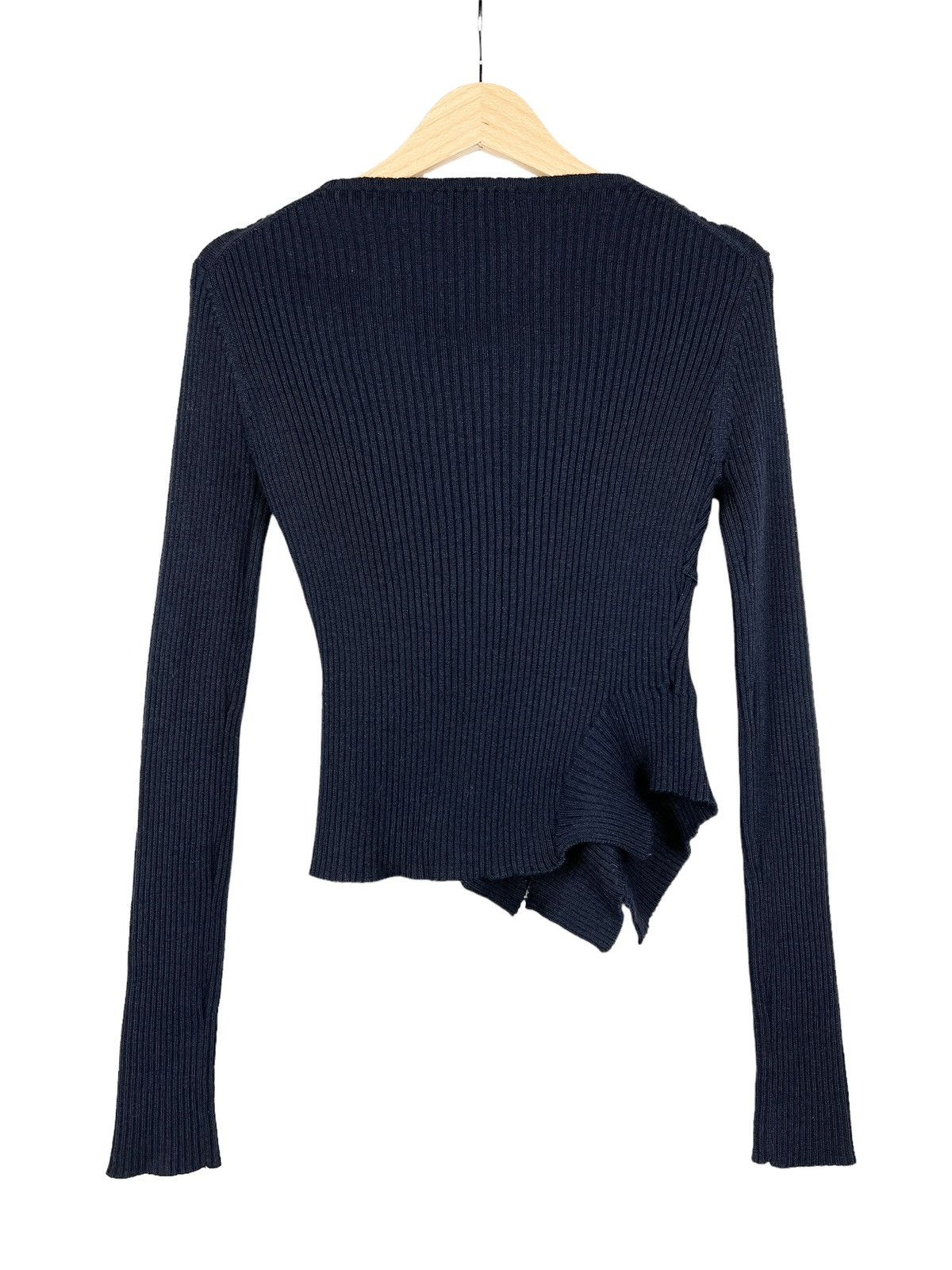 Marithe + Francois Girbaud Archive MFG Rebuild Asymmetrical Knit Sweater Size M / US 6-8 / IT 42-44 - 2 Thumbnail