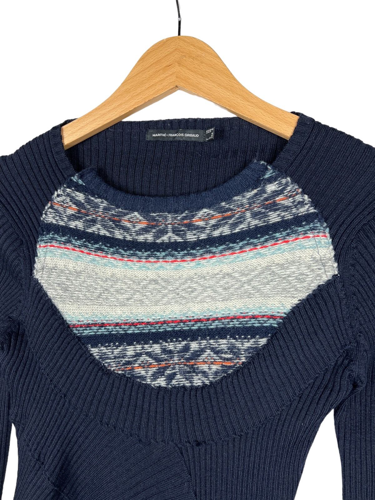 Marithe + Francois Girbaud Archive MFG Rebuild Asymmetrical Knit Sweater Size M / US 6-8 / IT 42-44 - 5 Thumbnail