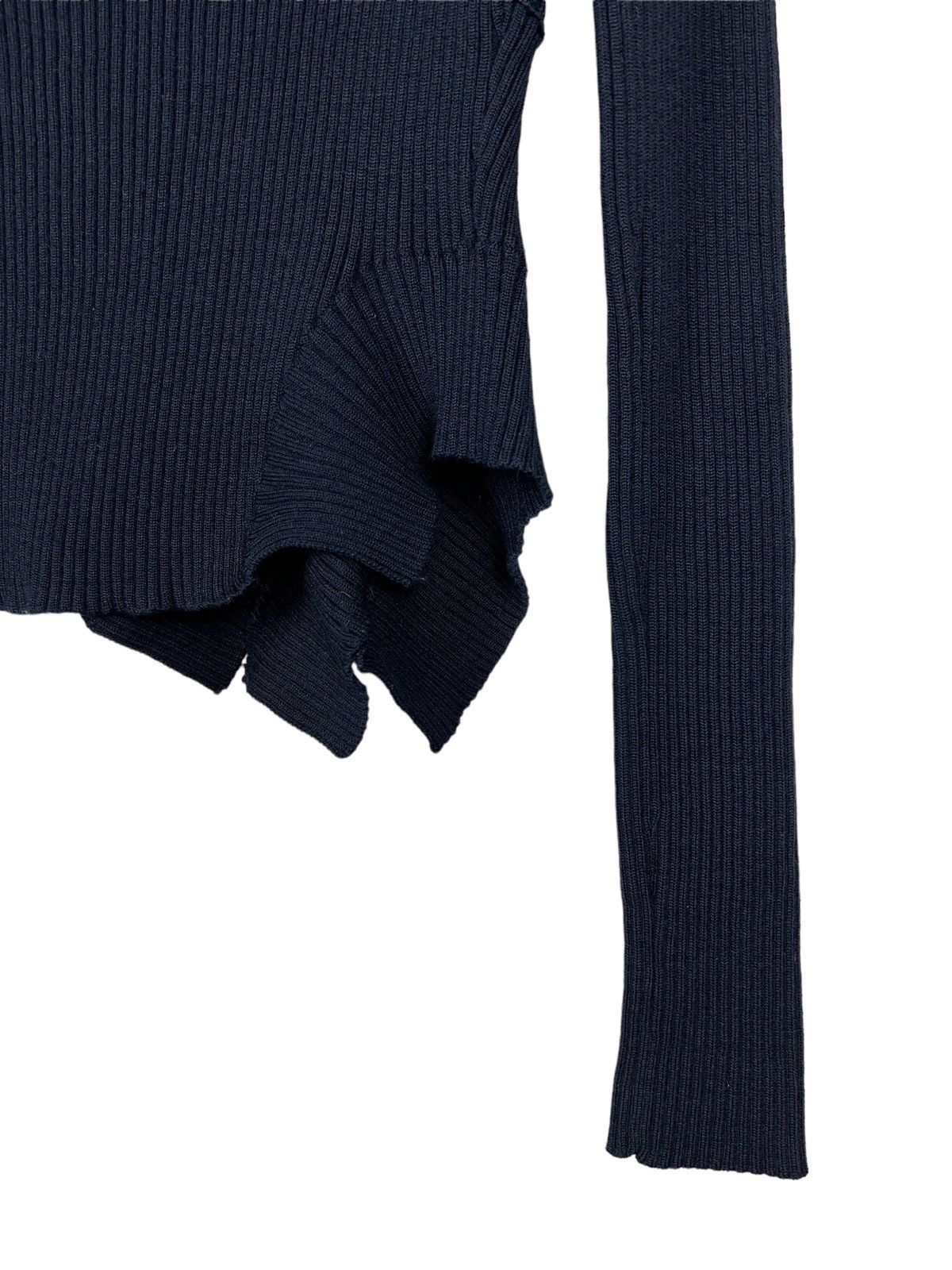 Marithe + Francois Girbaud Archive MFG Rebuild Asymmetrical Knit Sweater Size M / US 6-8 / IT 42-44 - 6 Thumbnail