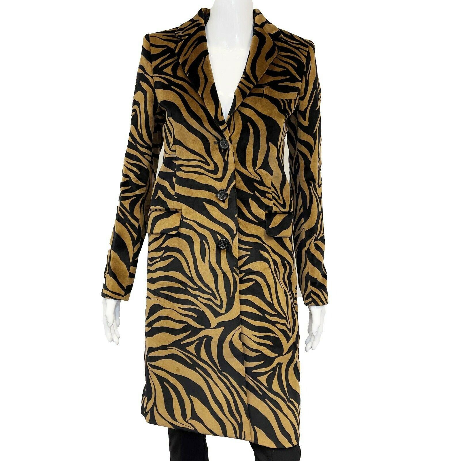 Nili Lotan - Rosalin FW 2020 - Bronze Tiger - Cotton Velvet