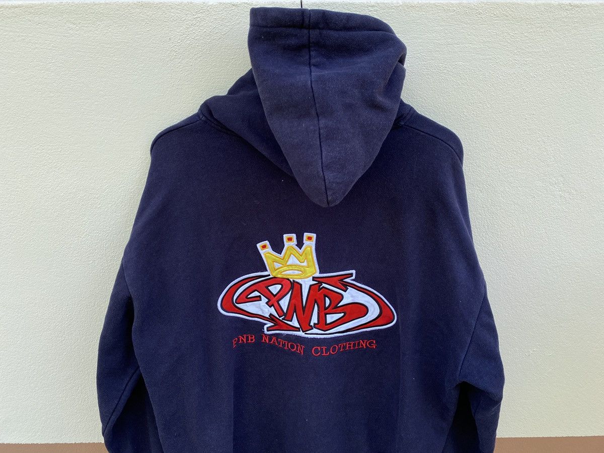 Vintage Vintage 00s PNB Nation Kingpin NYC Streetwear Hoodie Size US XL / EU 56 / 4 - 5 Thumbnail
