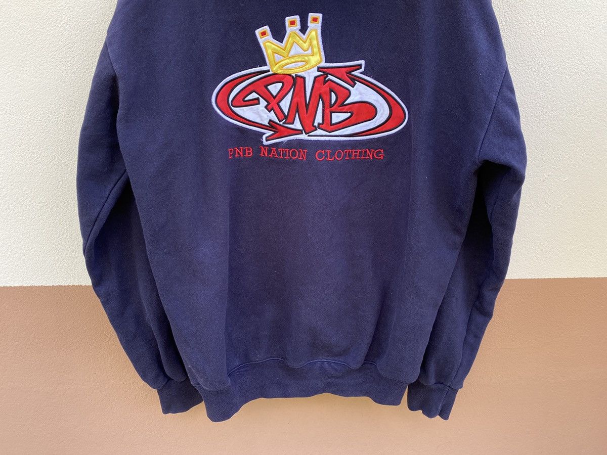 Vintage Vintage 00s PNB Nation Kingpin NYC Streetwear Hoodie Size US XL / EU 56 / 4 - 6 Thumbnail