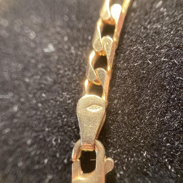 Custom Solid 14k Gold 22" 3.8mm Figaro Chain 19 grams Size ONE SIZE - 3 Preview