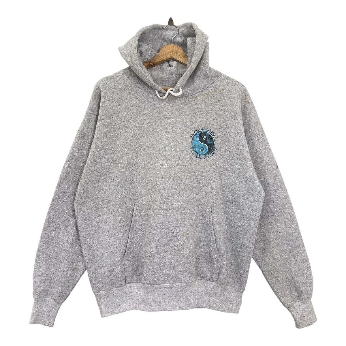 Vintage Vintage 90s Town & Country Big Logo Pullover Hoodies Size M Size US M / EU 48-50 / 2 - 6 Thumbnail