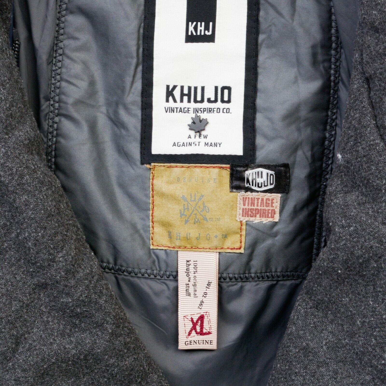 khujo Brooklyn With Inner Jacket Genuine Padded Quilted Coat Zip Size XL / US 12-14 / IT 48-50 - 3 Thumbnail