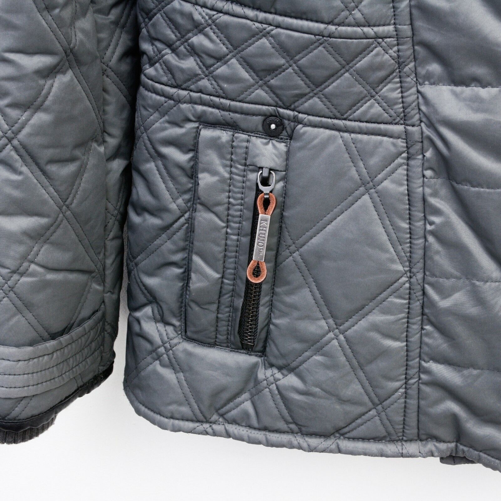 khujo Brooklyn With Inner Jacket Genuine Padded Quilted Coat Zip Size XL / US 12-14 / IT 48-50 - 5 Thumbnail