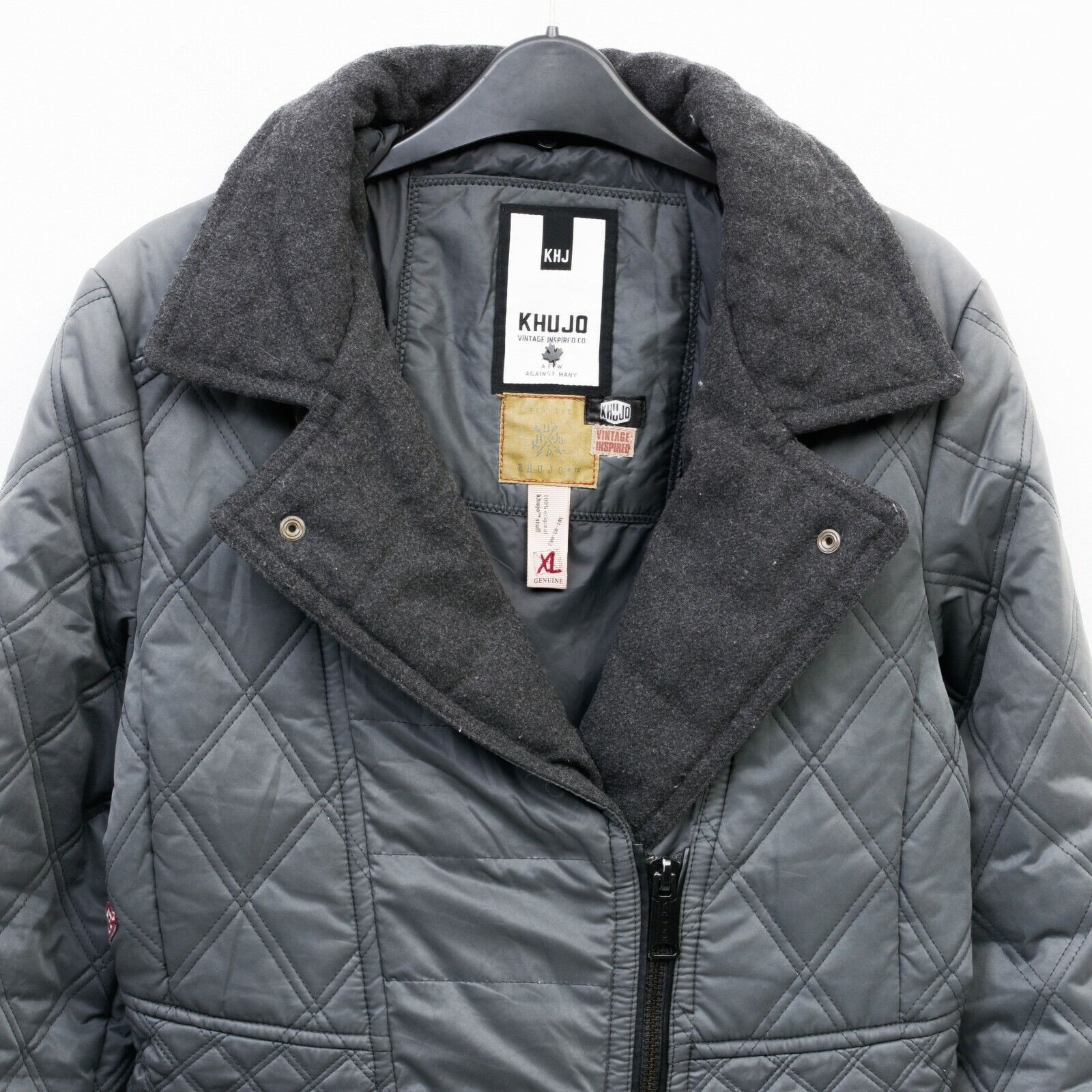 khujo Brooklyn With Inner Jacket Genuine Padded Quilted Coat Zip Size XL / US 12-14 / IT 48-50 - 2 Thumbnail