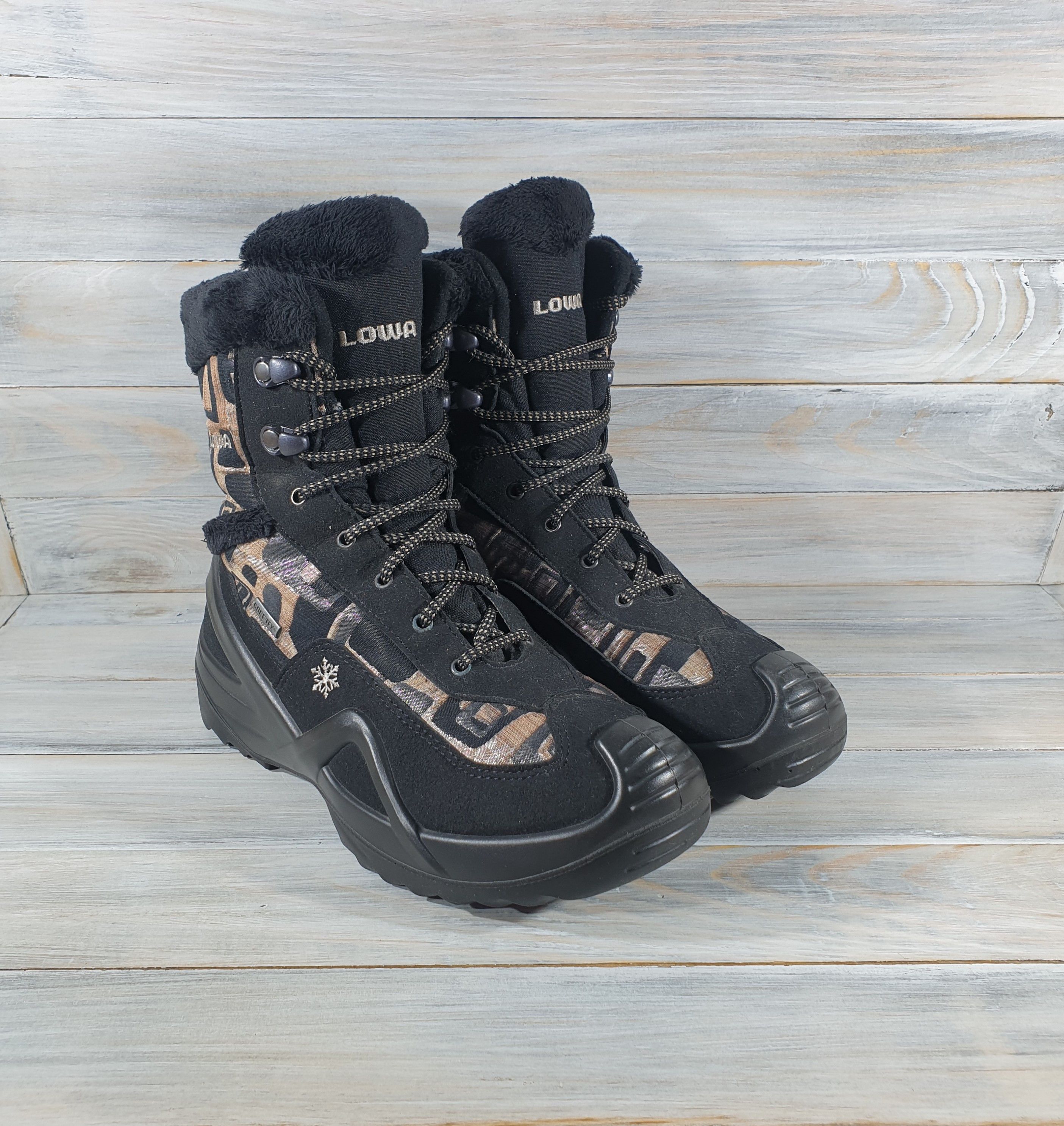 Goretex Lowa AL-S 449 Carezza GTX Ws Gore-Tex Women's Winter Boots Size US 6 / IT 36 - 2 Thumbnail