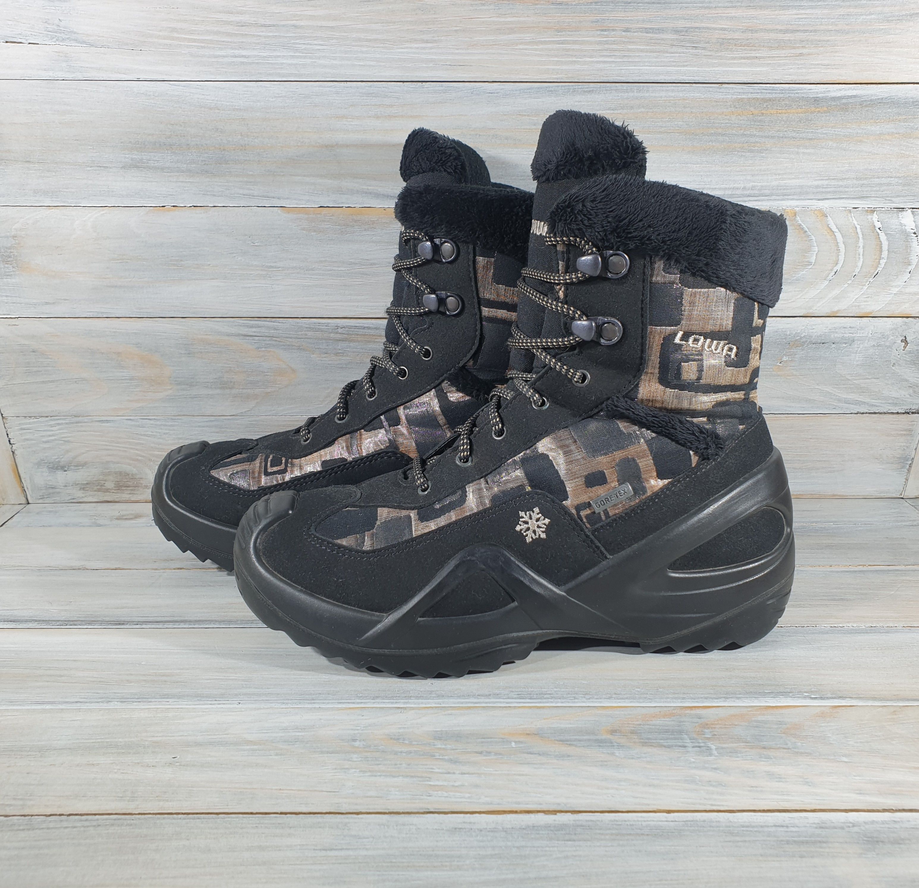 Goretex Lowa AL-S 449 Carezza GTX Ws Gore-Tex Women's Winter Boots Size US 6 / IT 36 - 5 Thumbnail