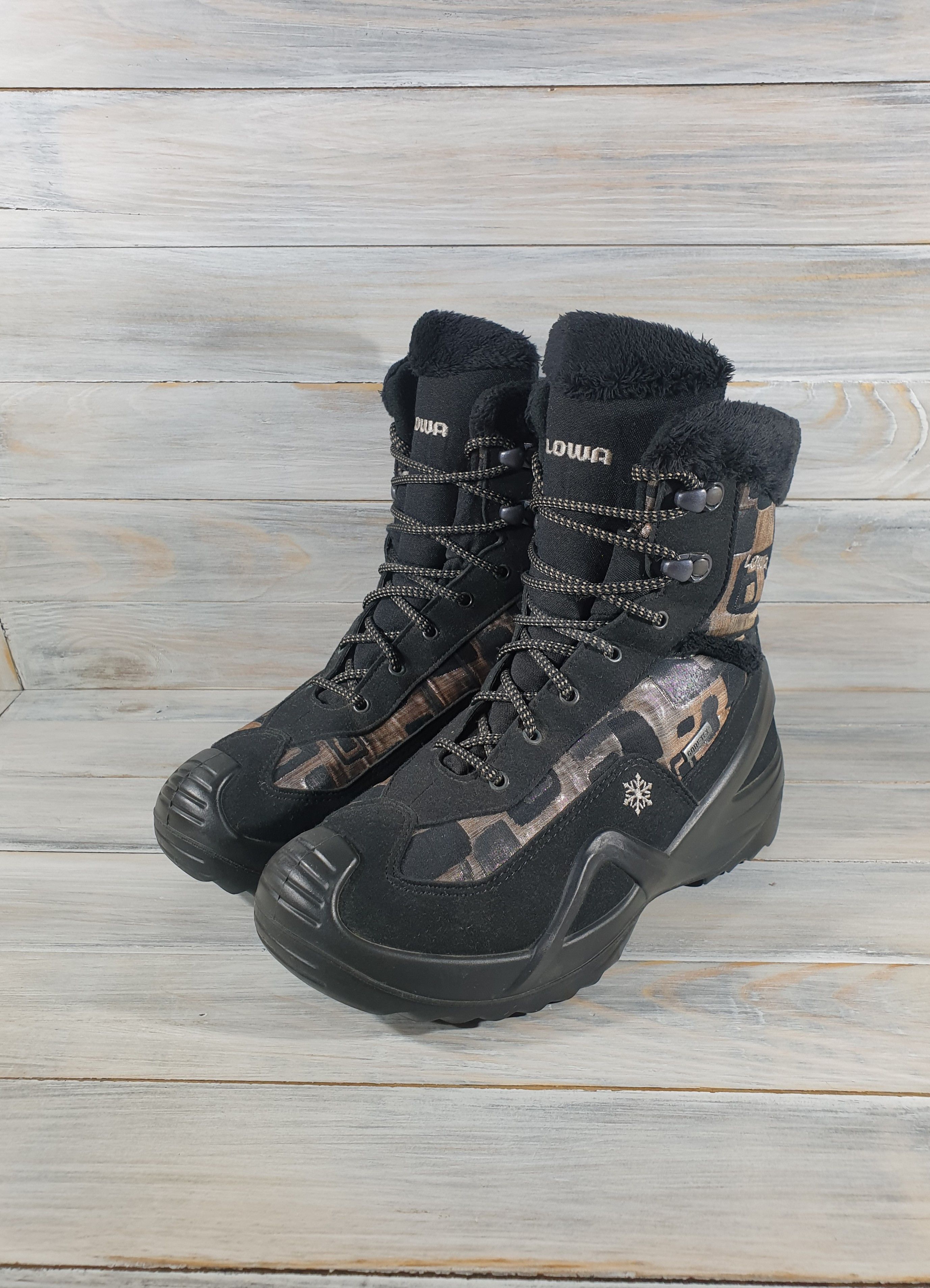 Goretex Lowa AL-S 449 Carezza GTX Ws Gore-Tex Women's Winter Boots Size US 6 / IT 36 - 4 Thumbnail