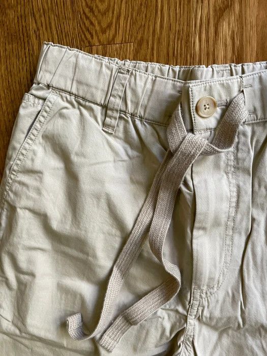 JW Anderson × Uniqlo L Large Khaki Men Relaxed Drawstring Pants Off White Cream Size US 34 / EU 50 - 3 Thumbnail