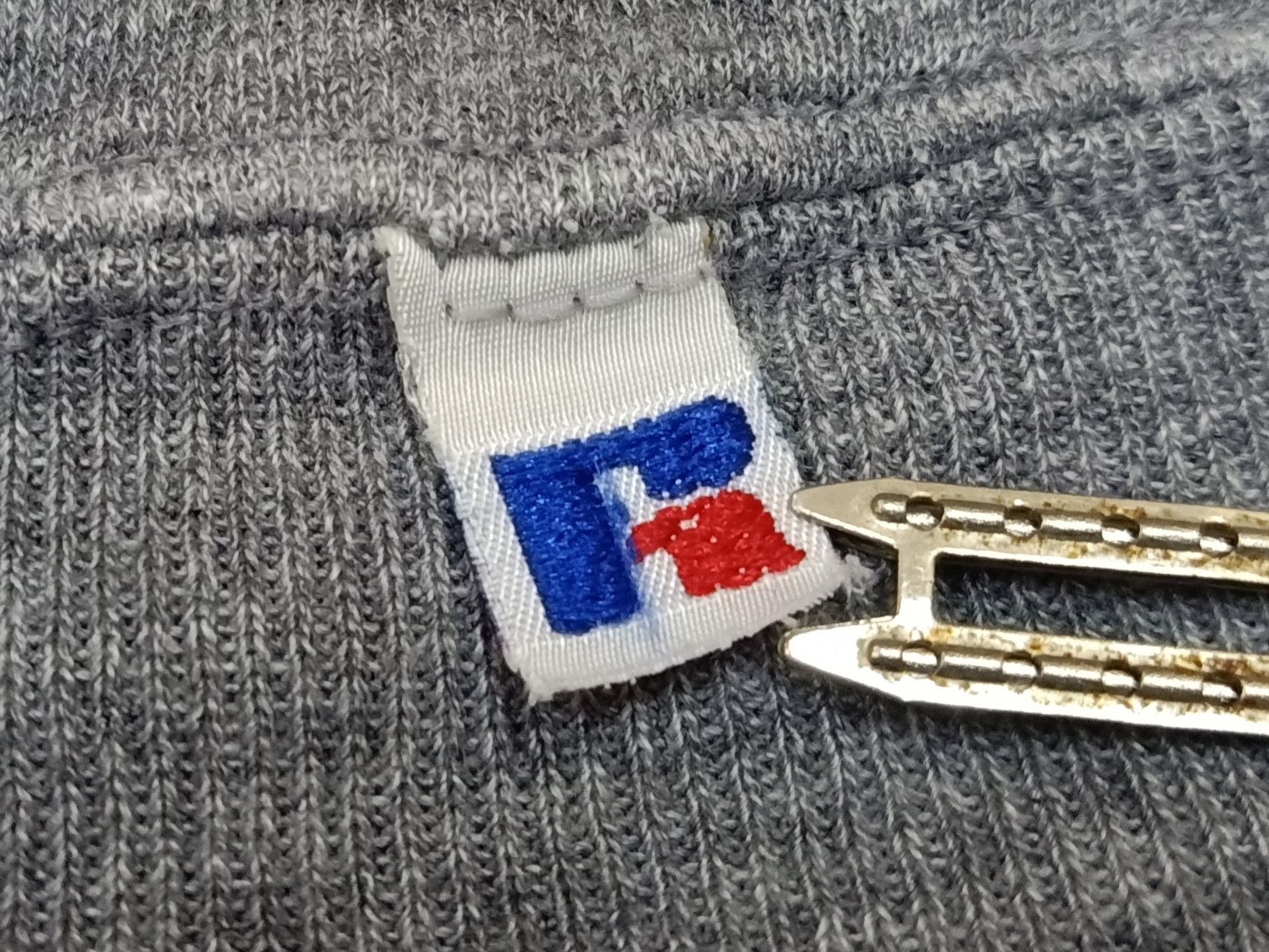 Russell Athletic × Vintage 90's RUSSELL ATHLETIC Vintage Made In USA Gray Sweatshirt Size US XL / EU 56 / 4 - 8 Thumbnail
