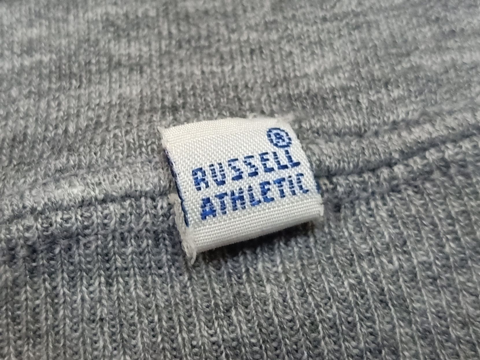 Russell Athletic × Vintage 90's RUSSELL ATHLETIC Vintage Made In USA Gray Sweatshirt Size US XL / EU 56 / 4 - 9 Thumbnail