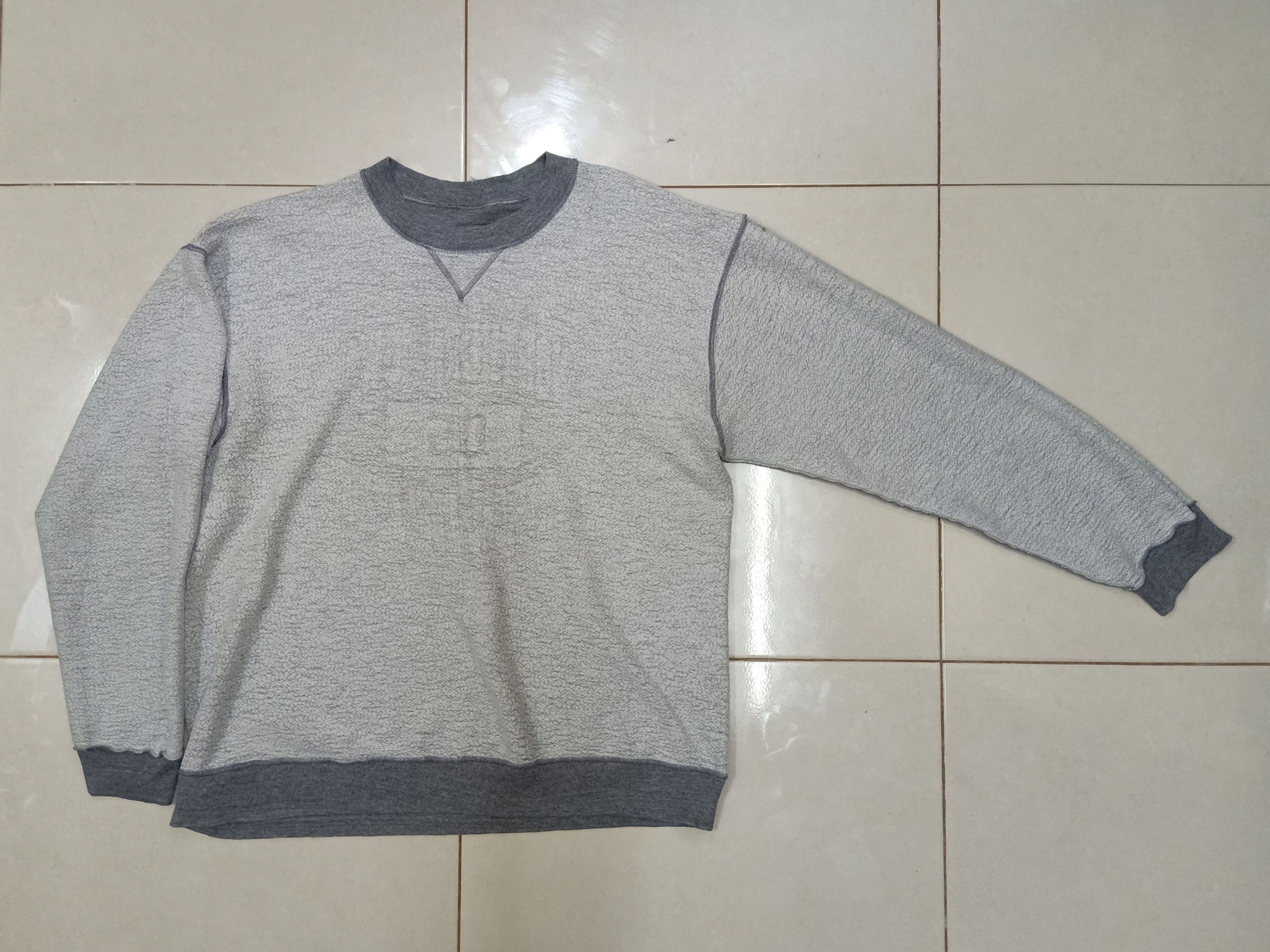 Russell Athletic × Vintage 90's RUSSELL ATHLETIC Vintage Made In USA Gray Sweatshirt Size US XL / EU 56 / 4 - 4 Thumbnail