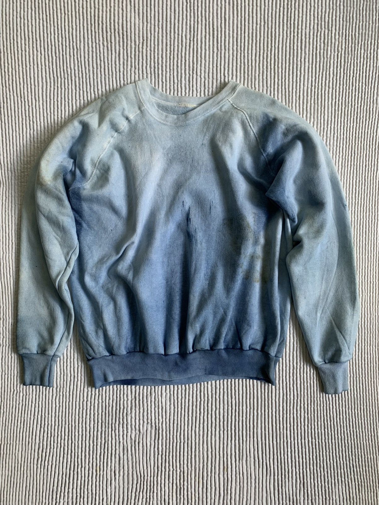 Indigo Faded Gradient Indigo Crewneck Size US M / EU 48-50 / 2 - 1 Thumbnail