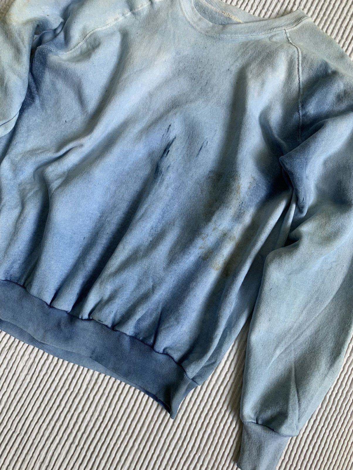 Indigo Faded Gradient Indigo Crewneck Size US M / EU 48-50 / 2 - 2 Thumbnail