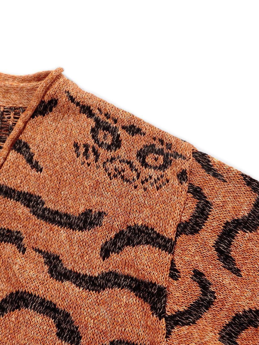 Kapital Kapital 7G linen Nepal Tiger cardigan size 3 Size US L / EU 52-54 / 3 - 7 Thumbnail