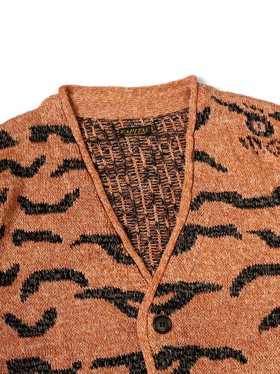 Kapital Kapital 7G linen Nepal Tiger cardigan size 3 Size US L / EU 52-54 / 3 - 3 Thumbnail