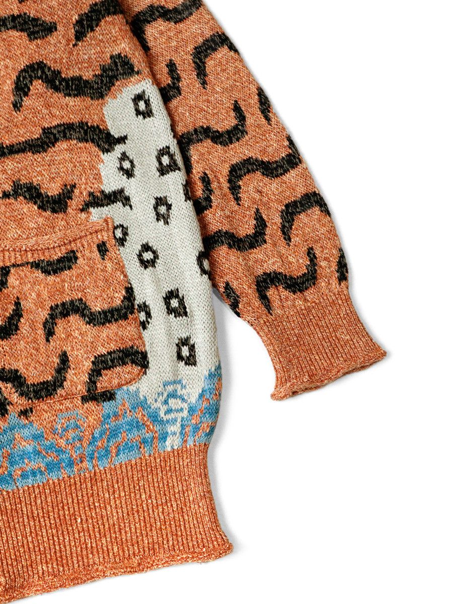 Kapital Kapital 7G linen Nepal Tiger cardigan size 3 Size US L / EU 52-54 / 3 - 5 Thumbnail