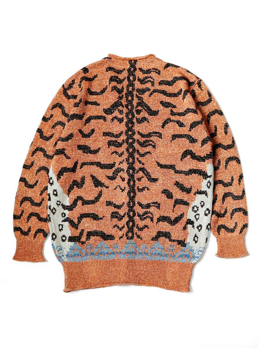 Kapital Kapital 7G linen Nepal Tiger cardigan size 3 Size US L / EU 52-54 / 3 - 2 Thumbnail