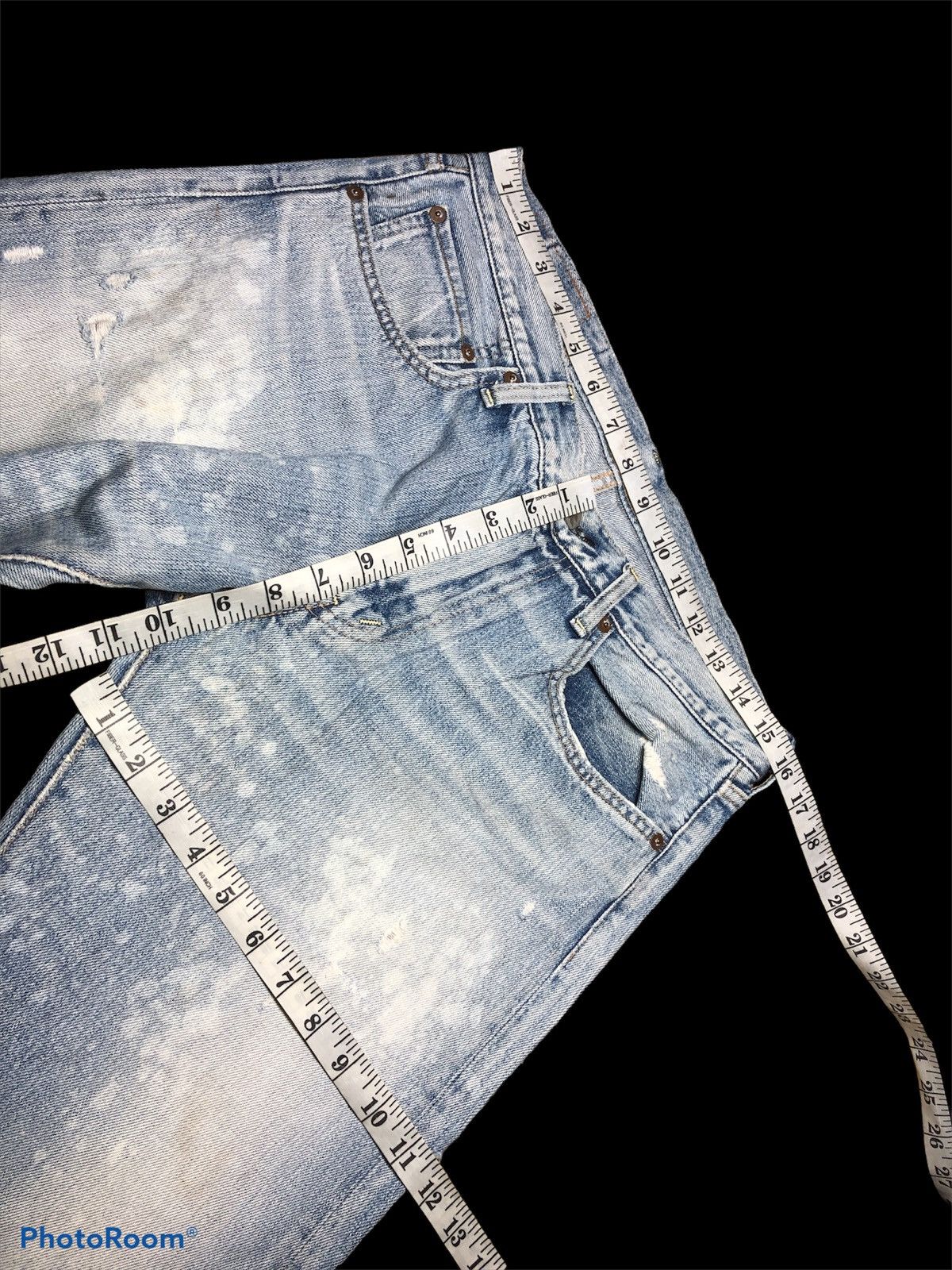 Bleach BLEACHED⚡️⚡️RNA INC DISTRESSED DENIM Size US 32 / EU 48 - 5 Thumbnail