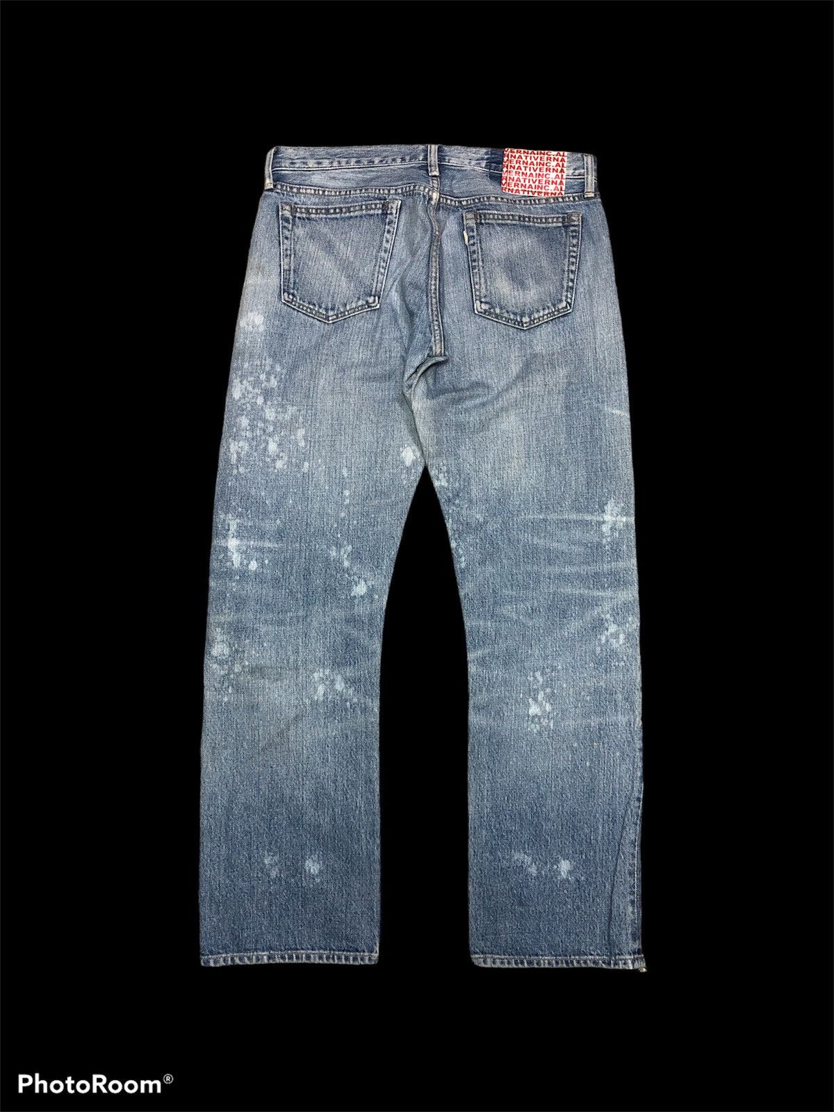 Bleach BLEACHED⚡️⚡️RNA INC DISTRESSED DENIM Size US 32 / EU 48 - 2 Thumbnail